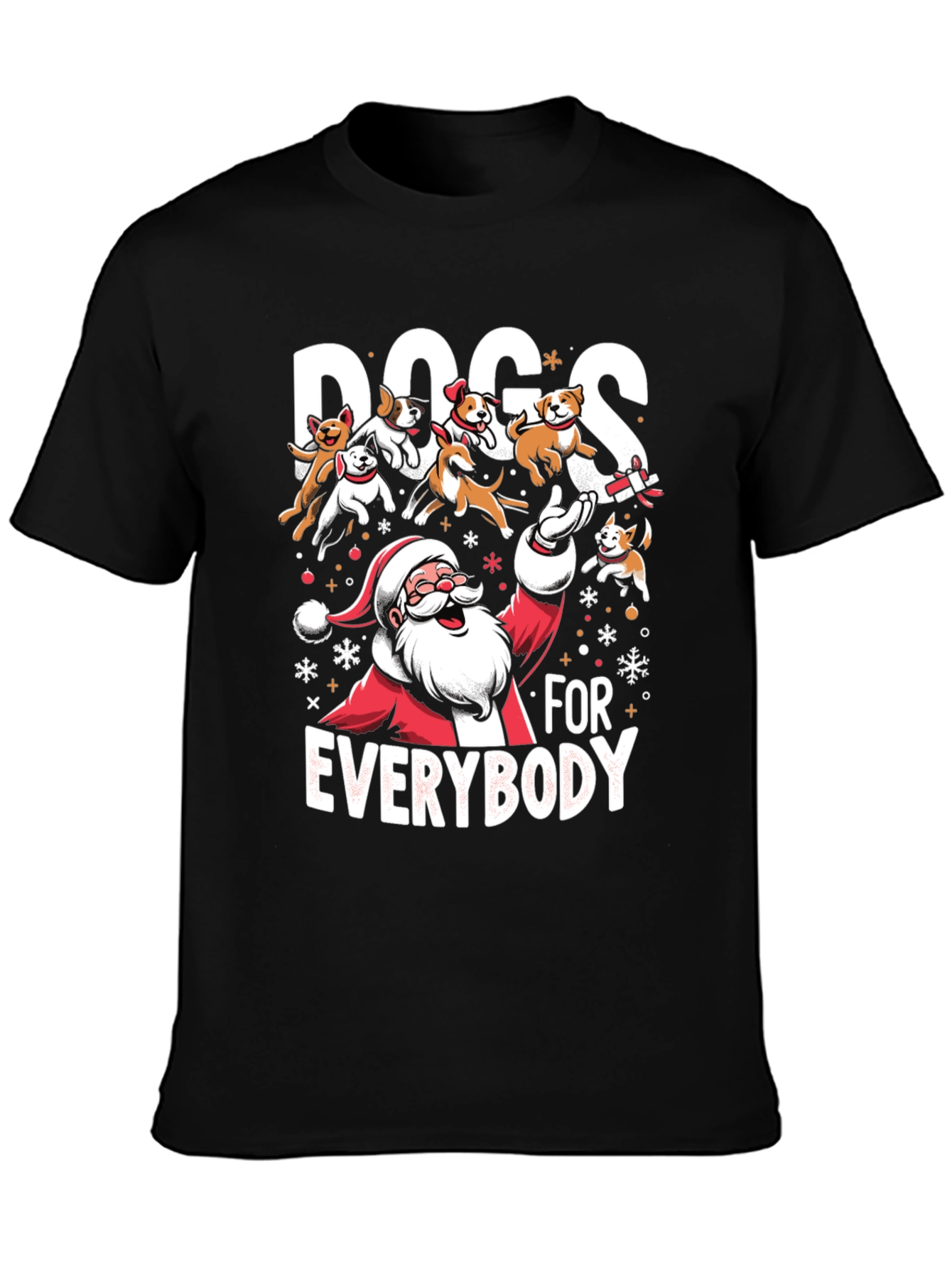 Dogs for Everybody Santa T-Shirt