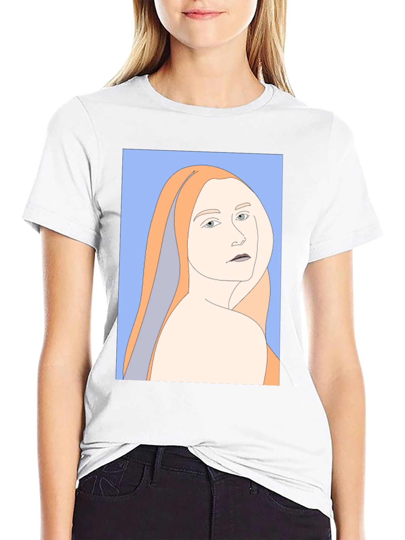 Woman Portrait Graphic T-Shirt