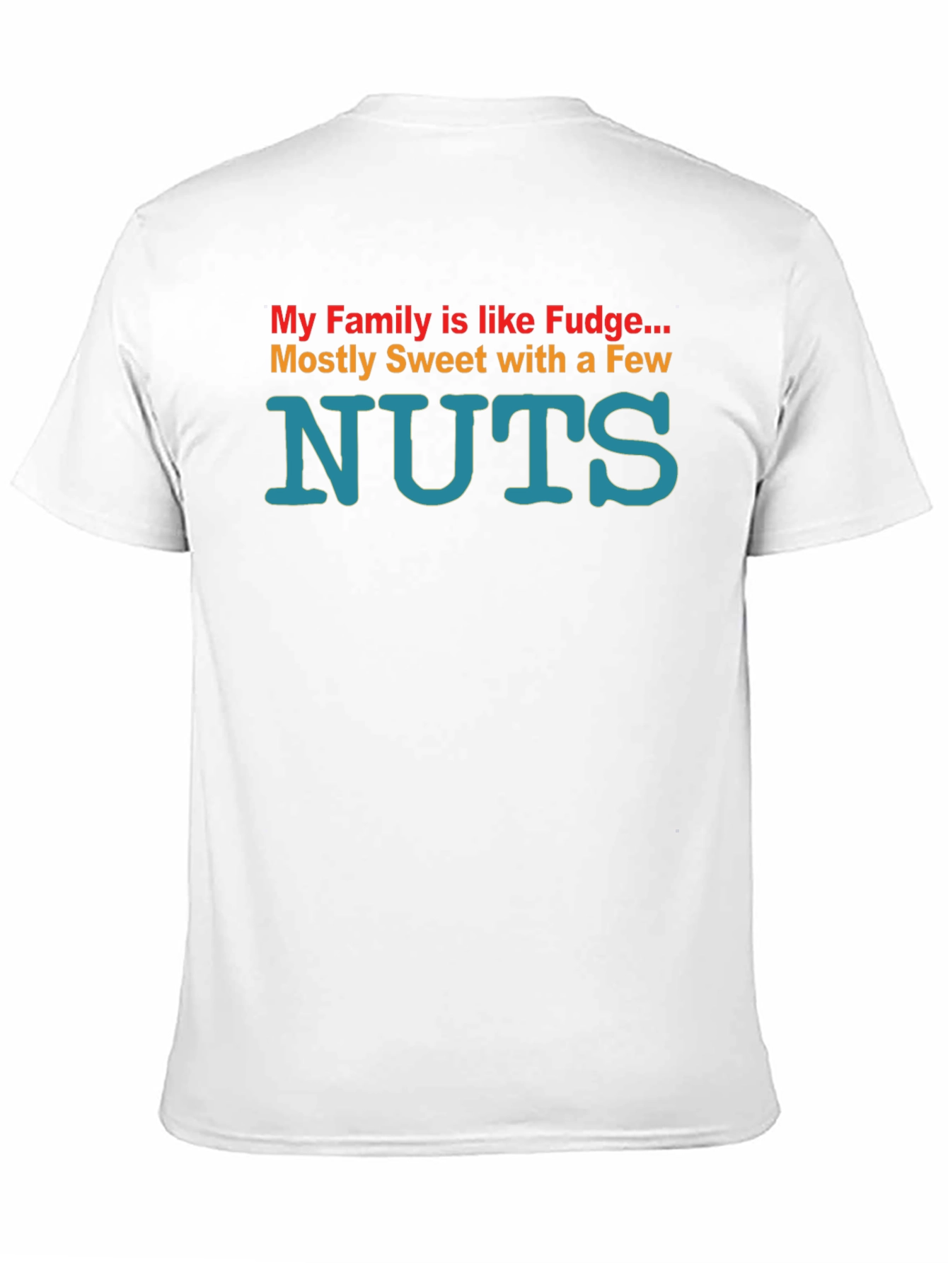 Funny Family Like Fudge Graphic Tee