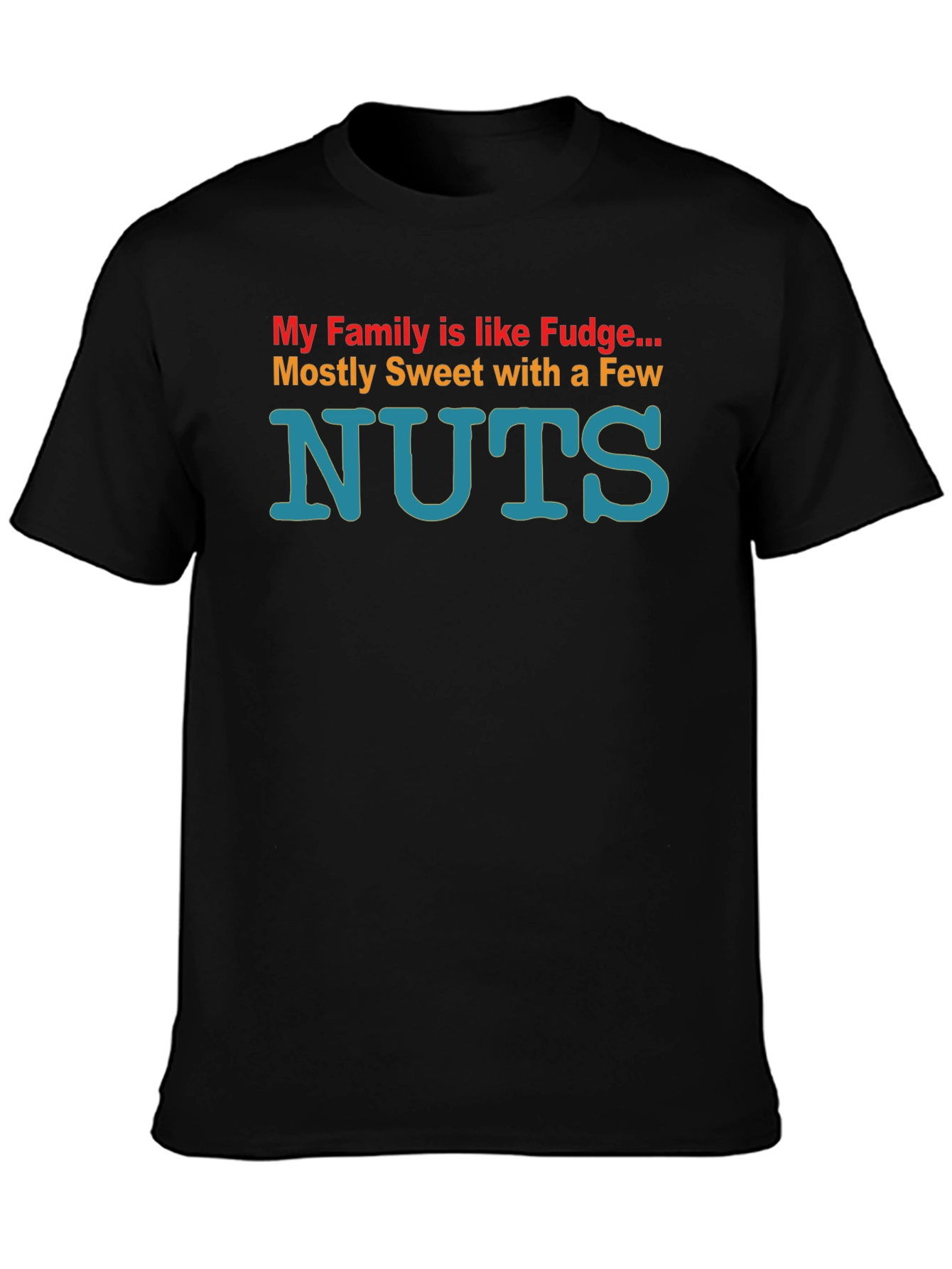 Funny Family Like Fudge Graphic Tee
