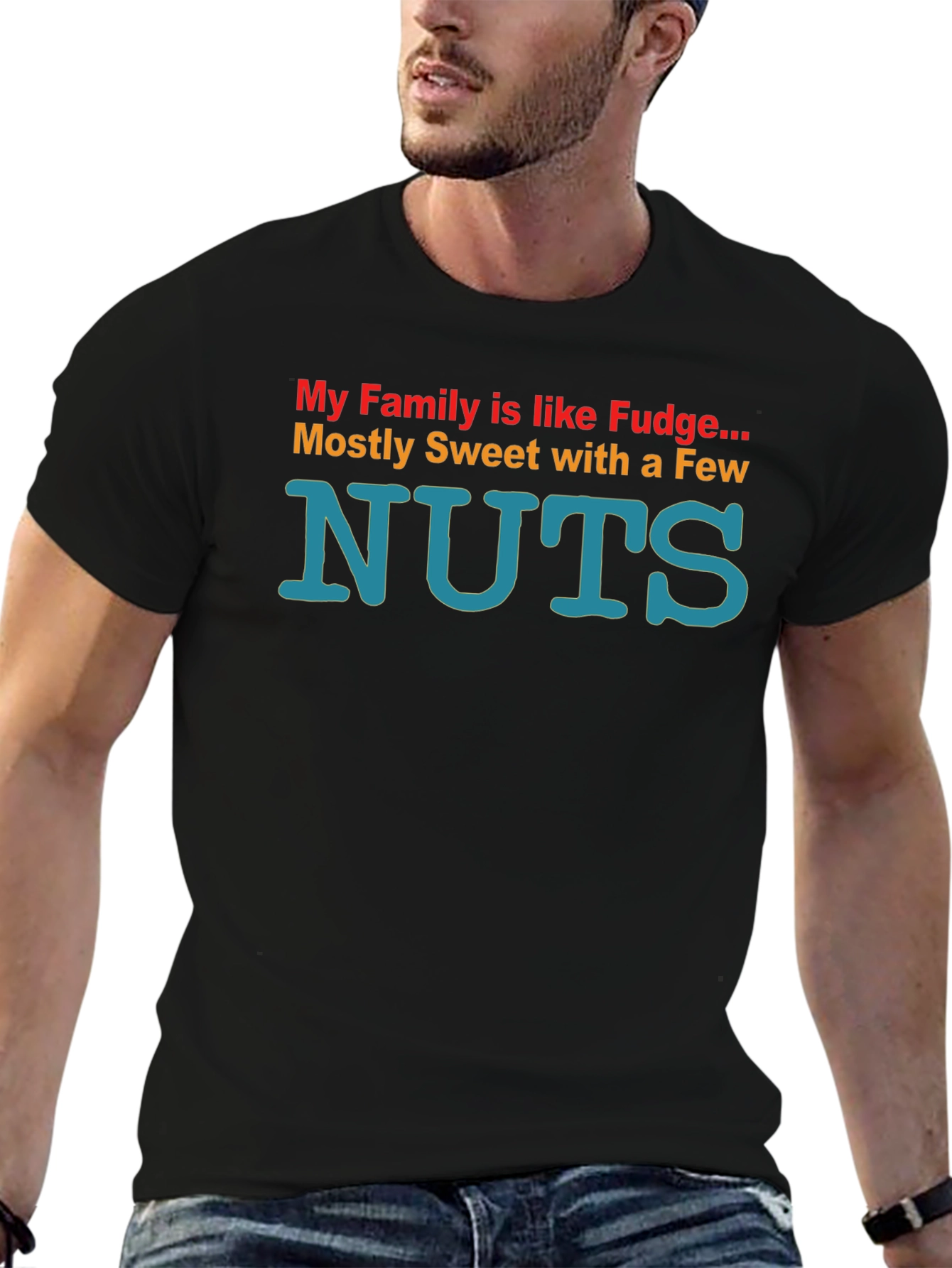 Funny Family Like Fudge Graphic Tee