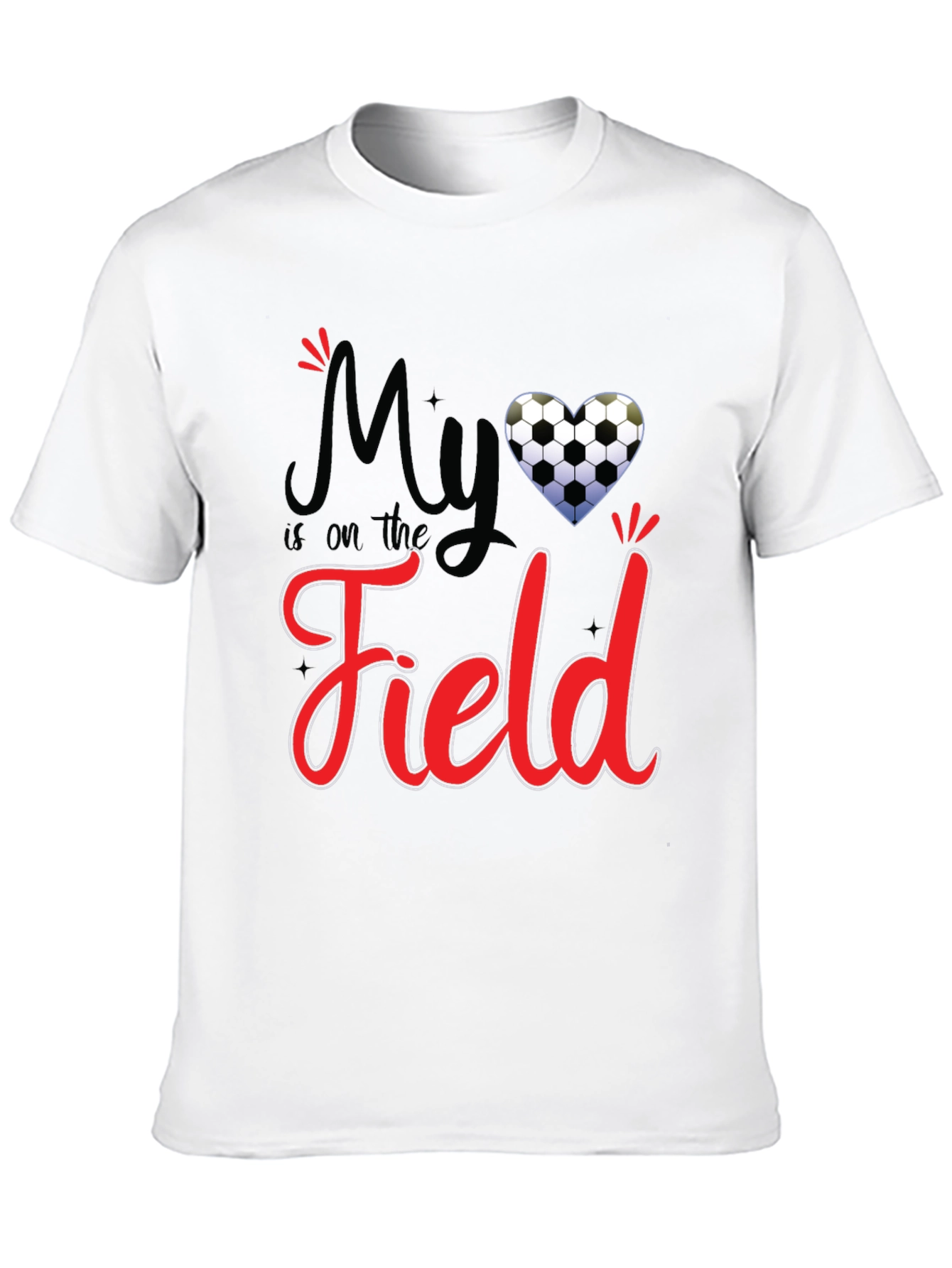 Soccer Field Heart T-Shirt