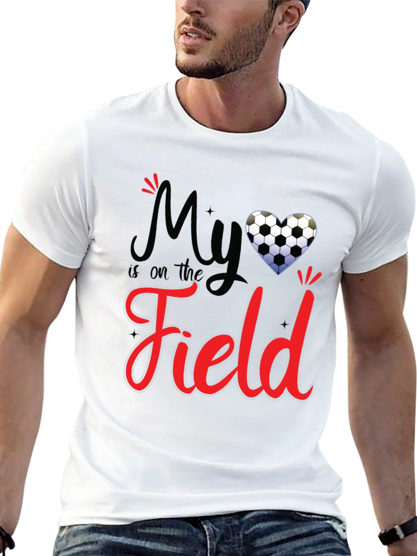 Soccer Field Heart T-Shirt