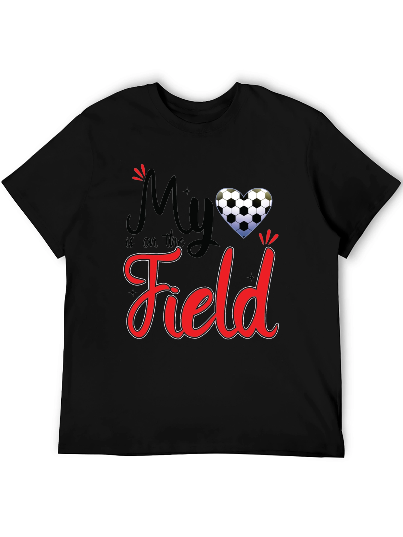 Soccer Field Heart T-Shirt