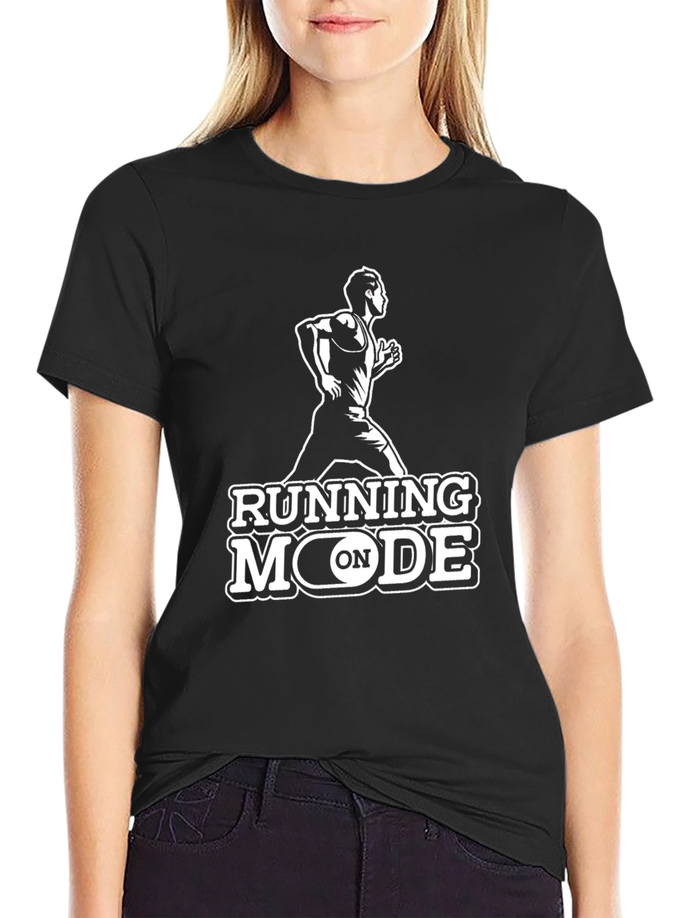 Running Mode On Graphic T-Shirt