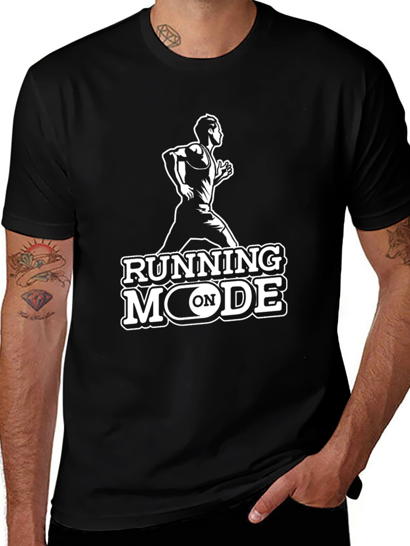 Running Mode On Graphic T-Shirt