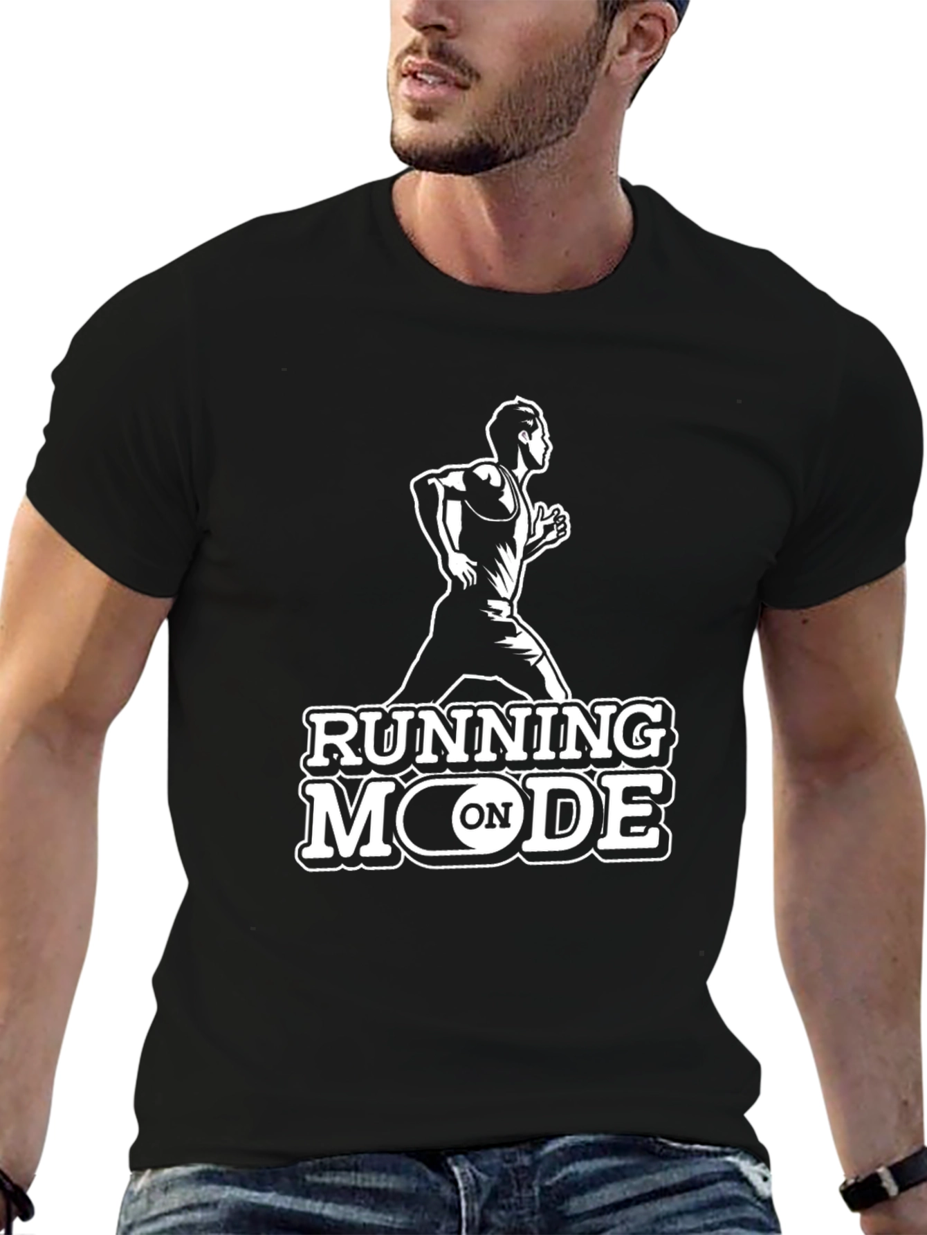 Running Mode On Graphic T-Shirt