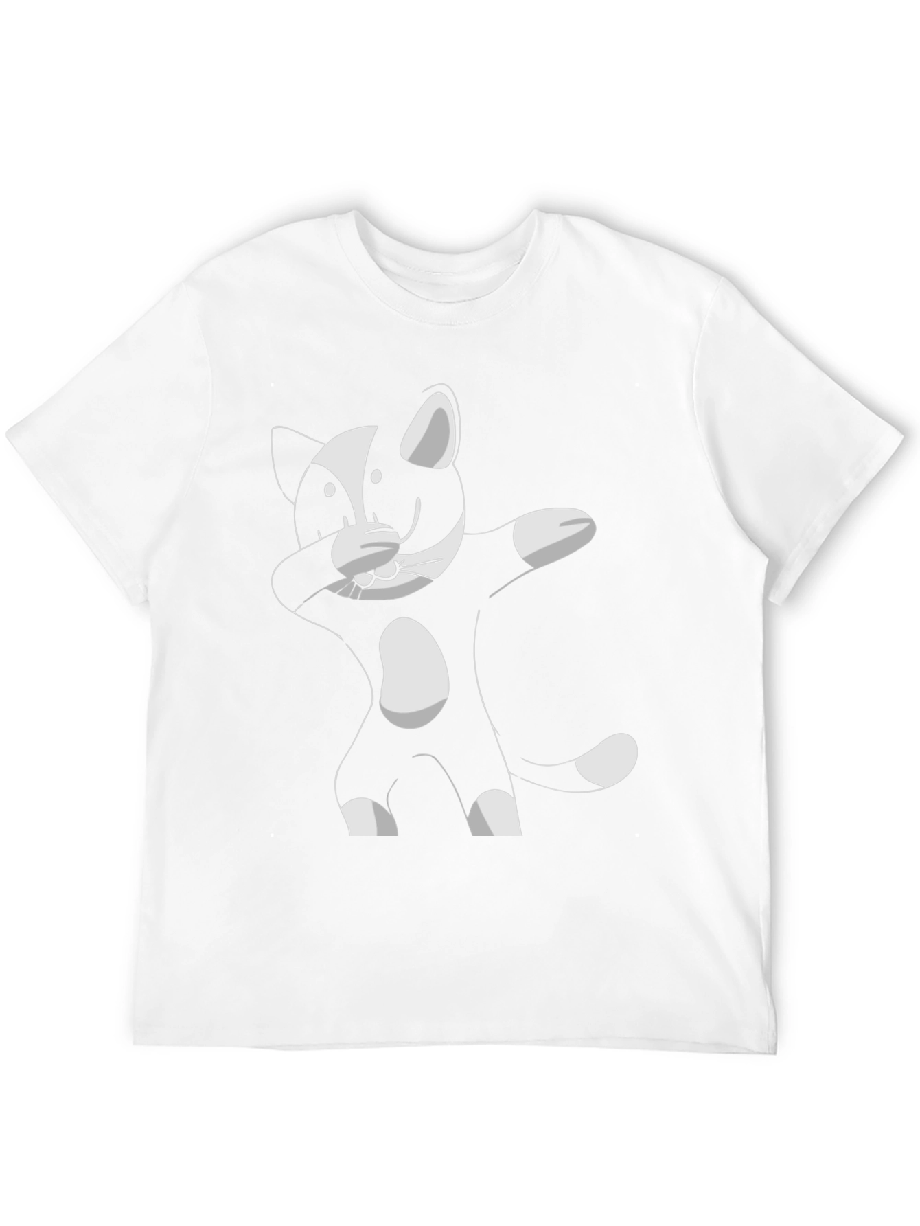 Dabbing Cat Graphic Tee - Cool & Comfy!