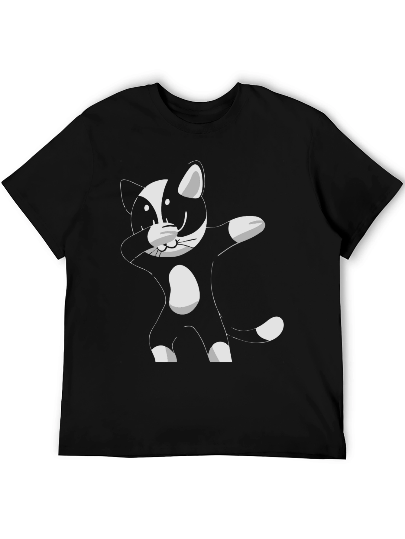 Dabbing Cat Graphic Tee - Cool & Comfy!