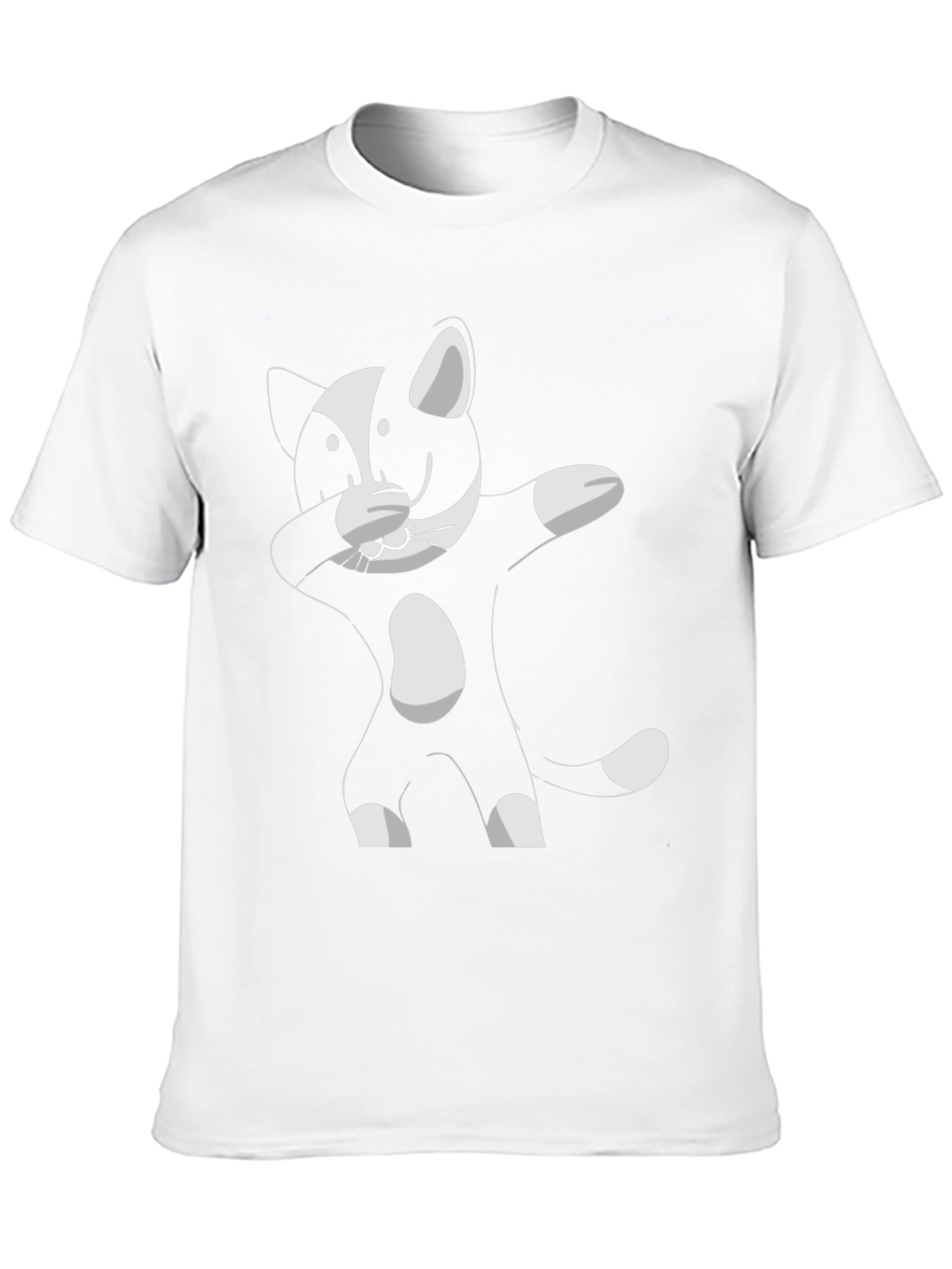 Dabbing Cat Graphic Tee - Cool & Comfy!