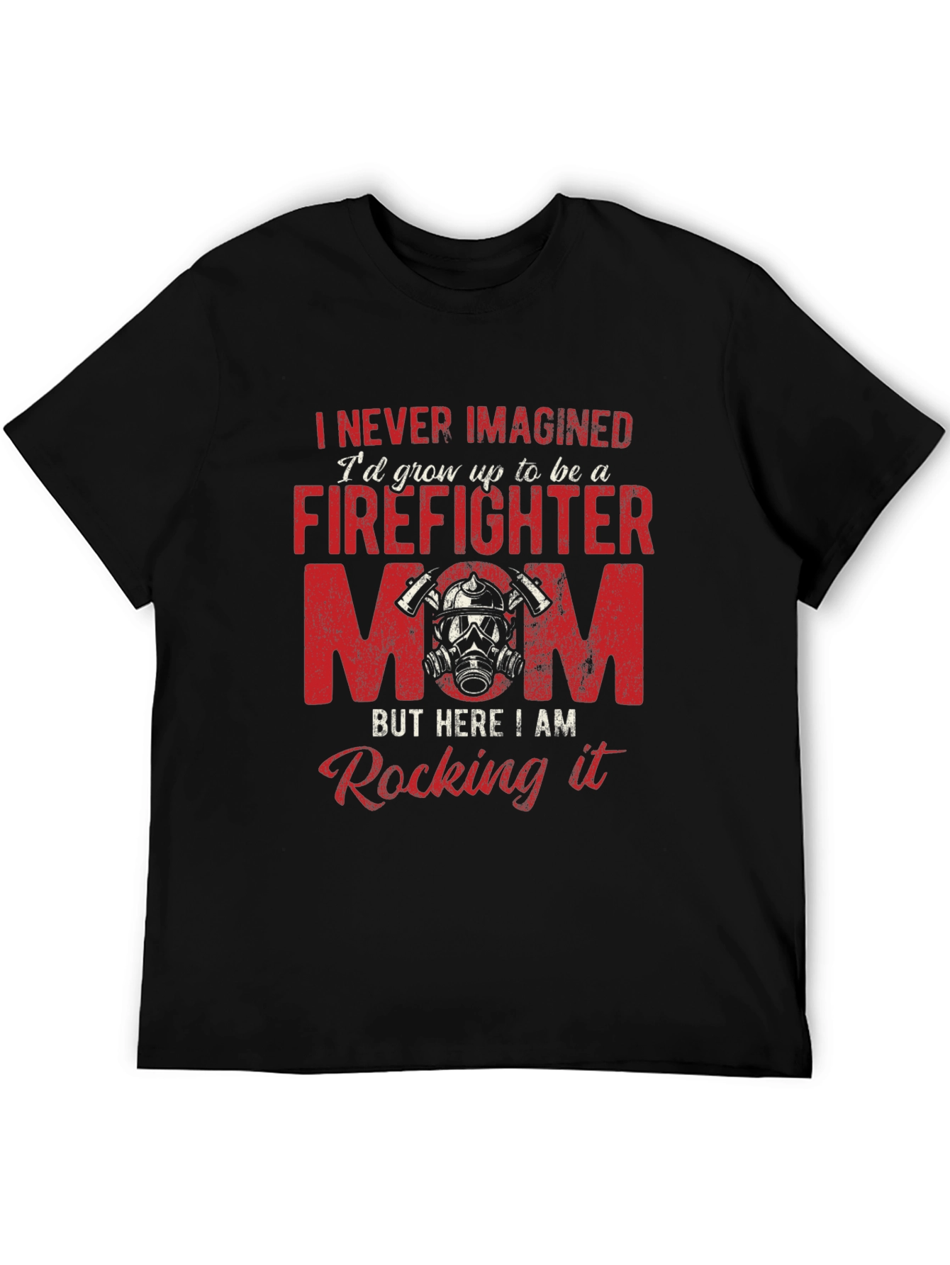 Firefighter Mom Graphic T-Shirt - Unisex