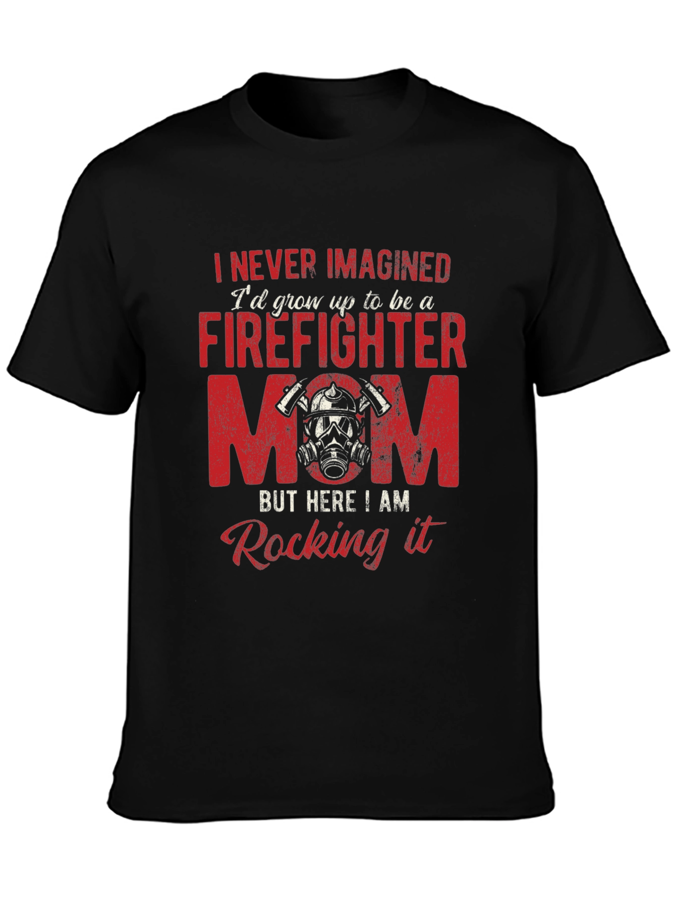 Firefighter Mom Graphic T-Shirt - Unisex