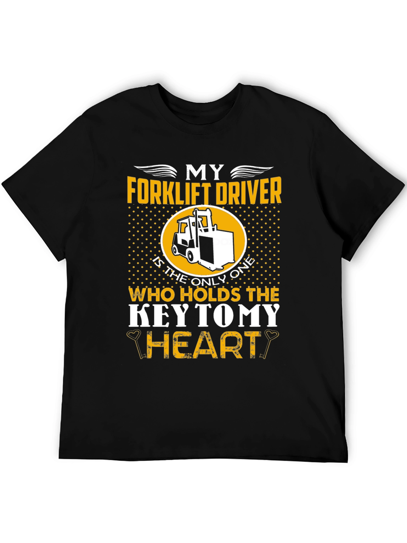 Forklift Driver Heart T-Shirt