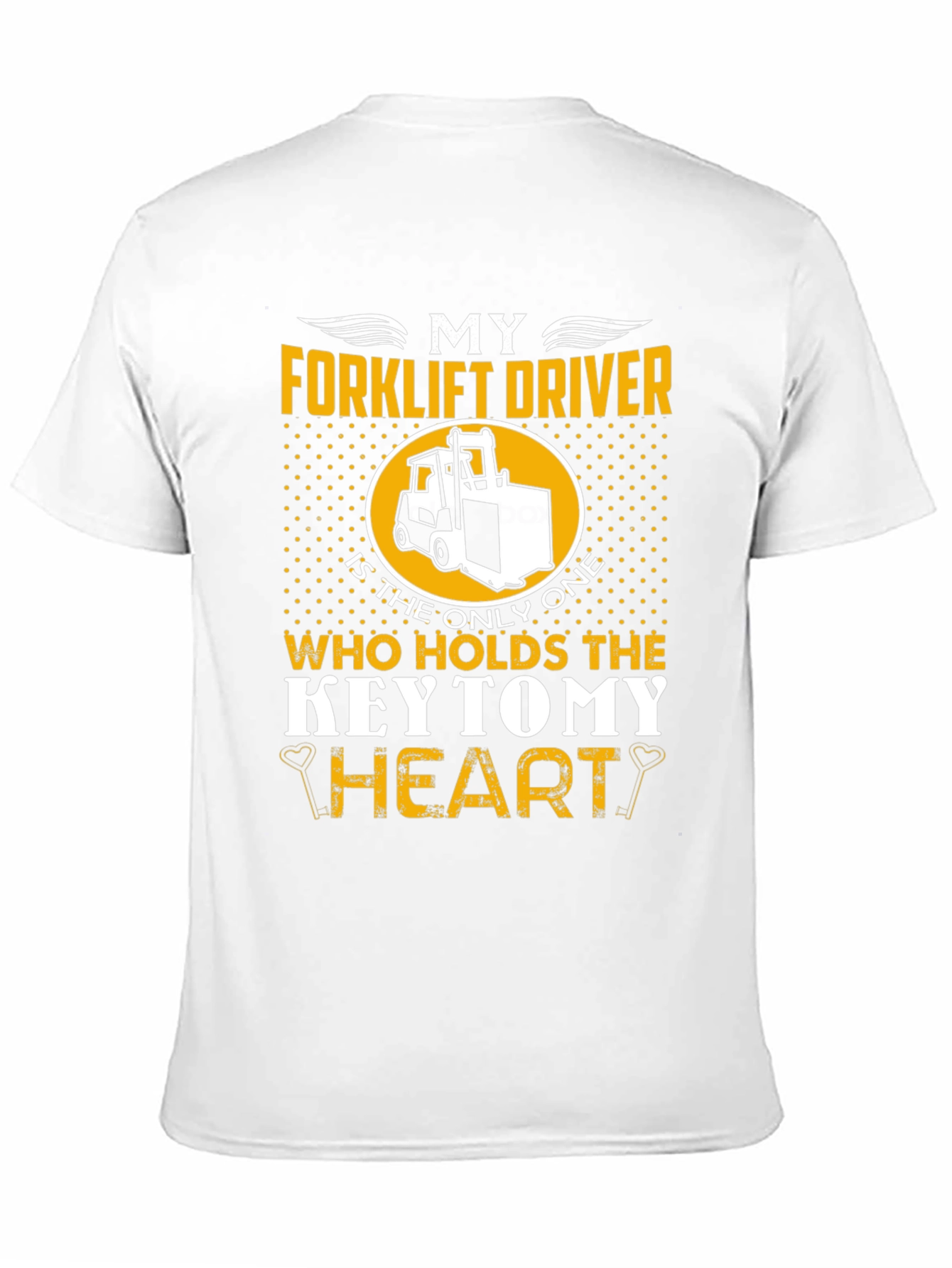 Forklift Driver Heart T-Shirt