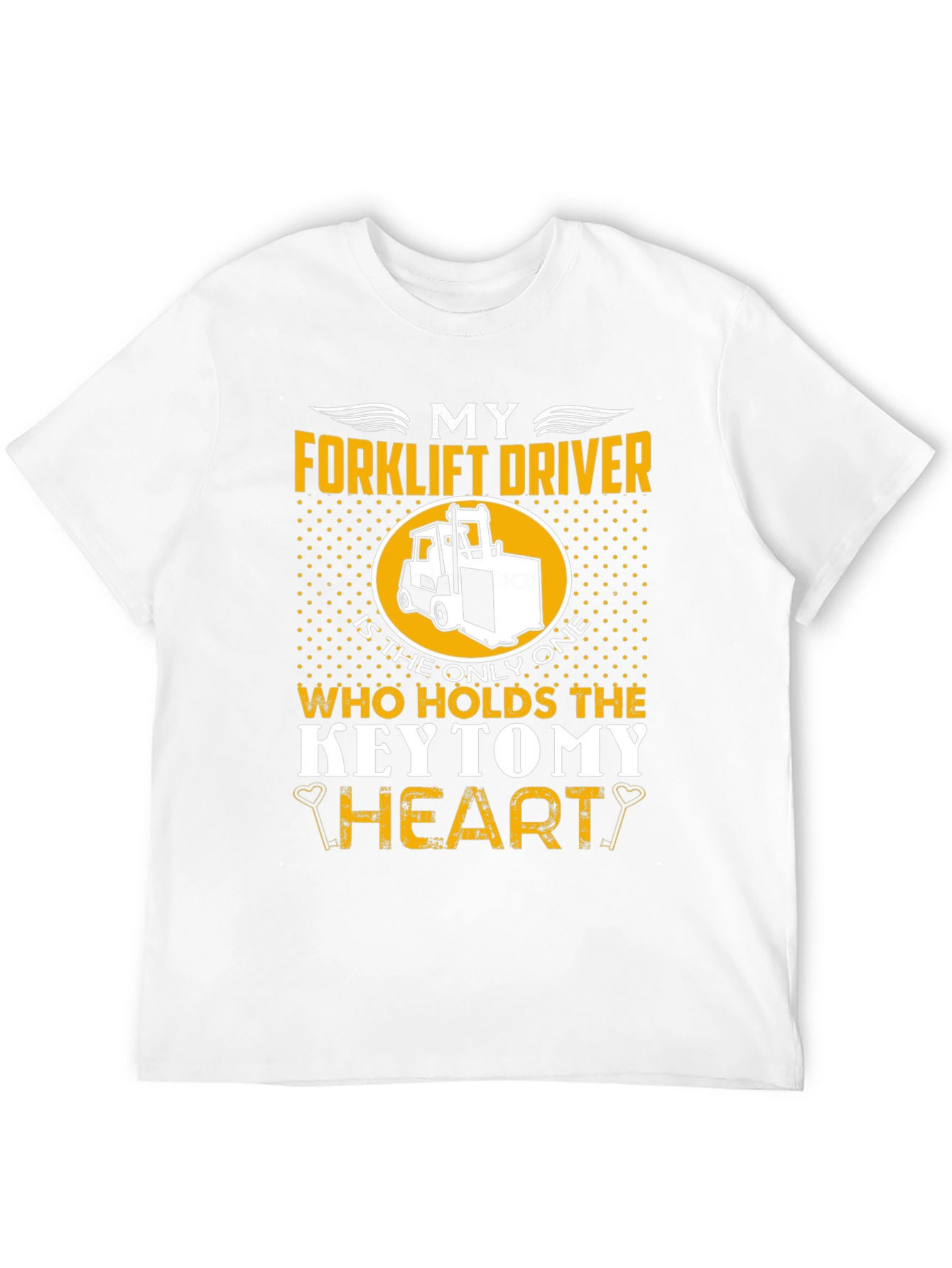 Forklift Driver Heart T-Shirt