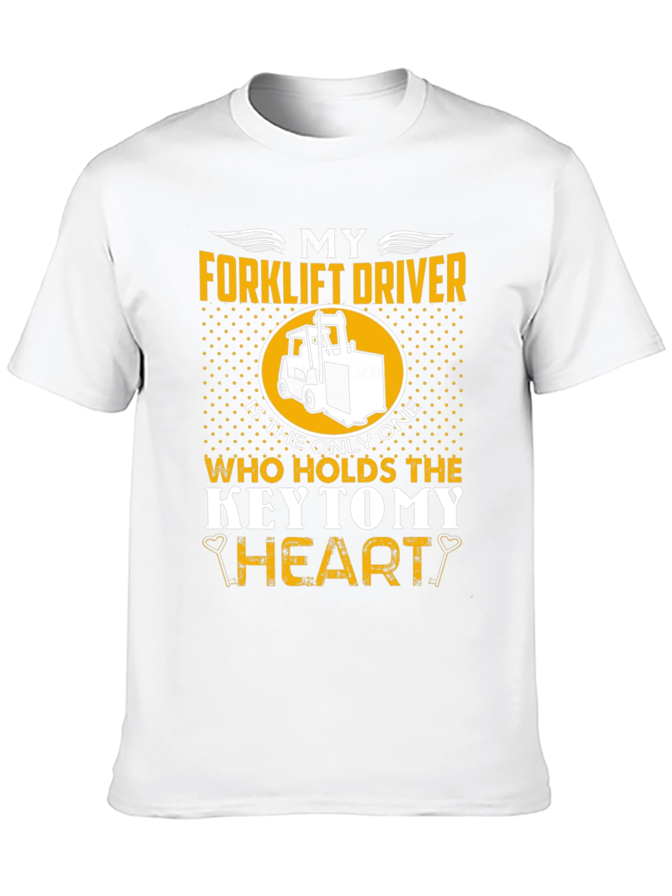Forklift Driver Heart T-Shirt