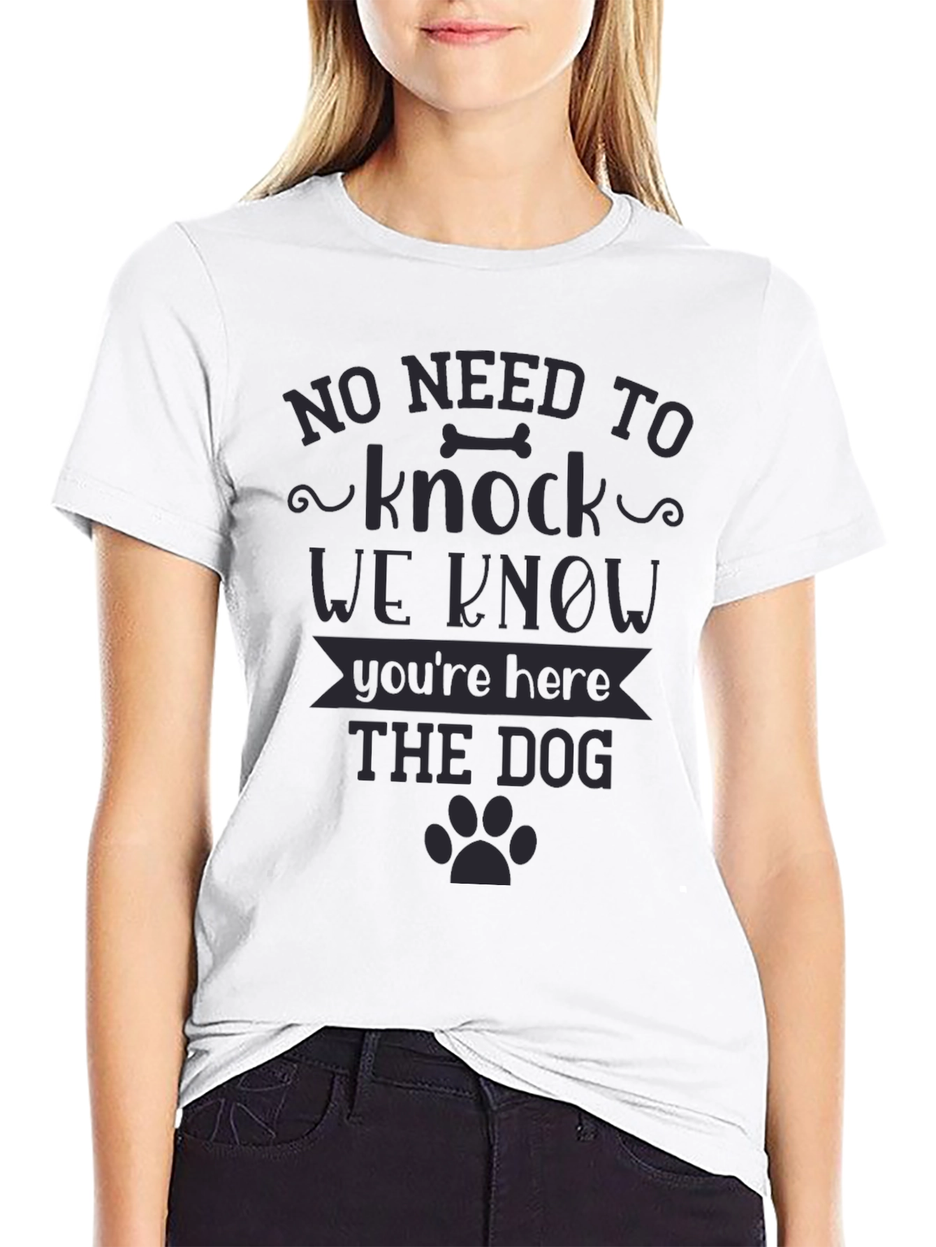 No Need to Knock The Dog Knows T-Shirt