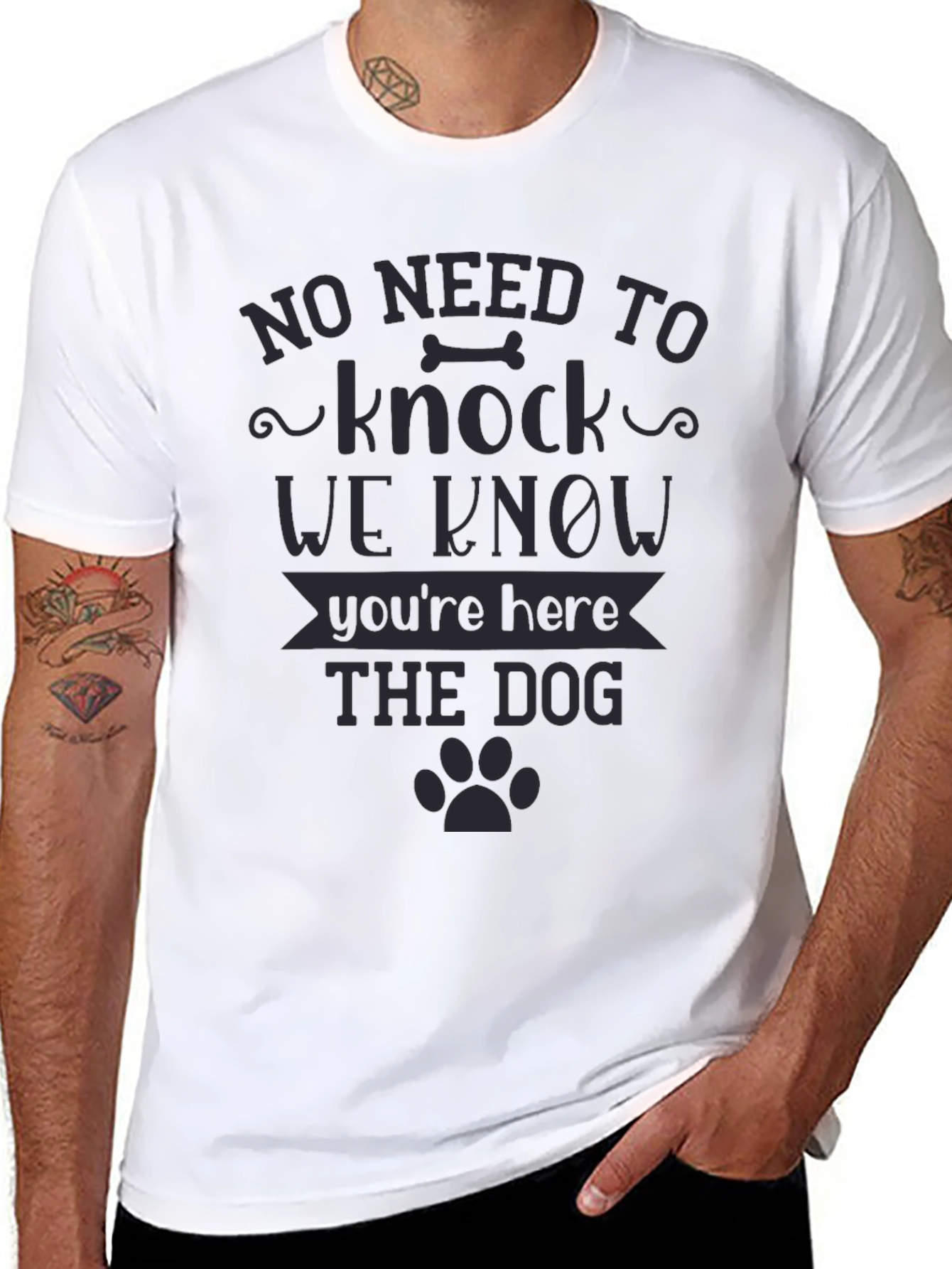No Need to Knock The Dog Knows T-Shirt