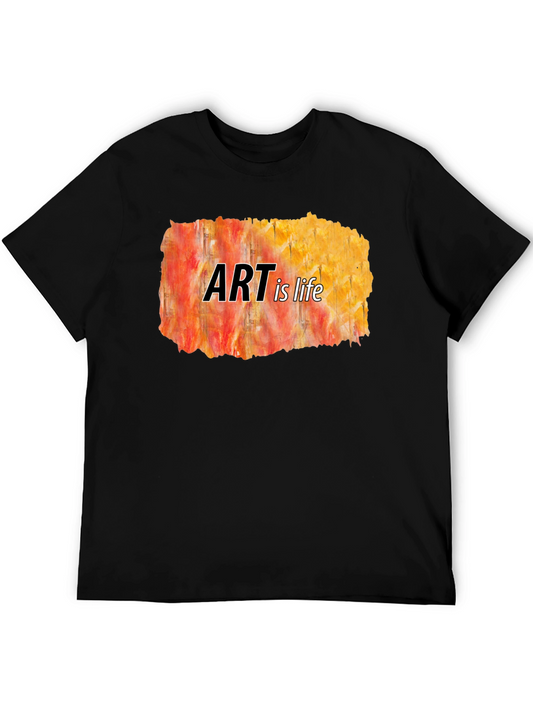 Art Is Life Black T-Shirt