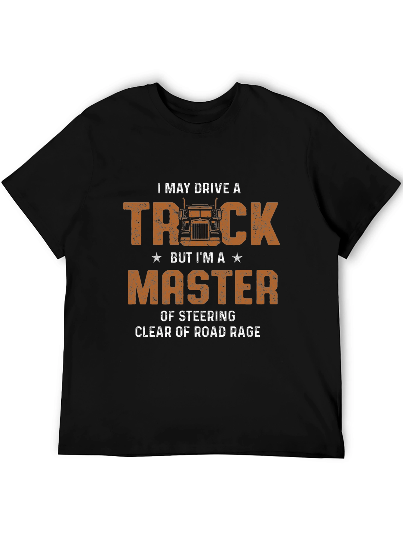 Trucker Master Black Graphic T-Shirt