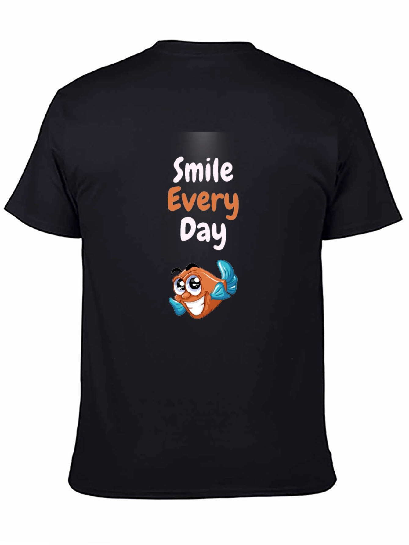 Smile Every Day Black Graphic Tee