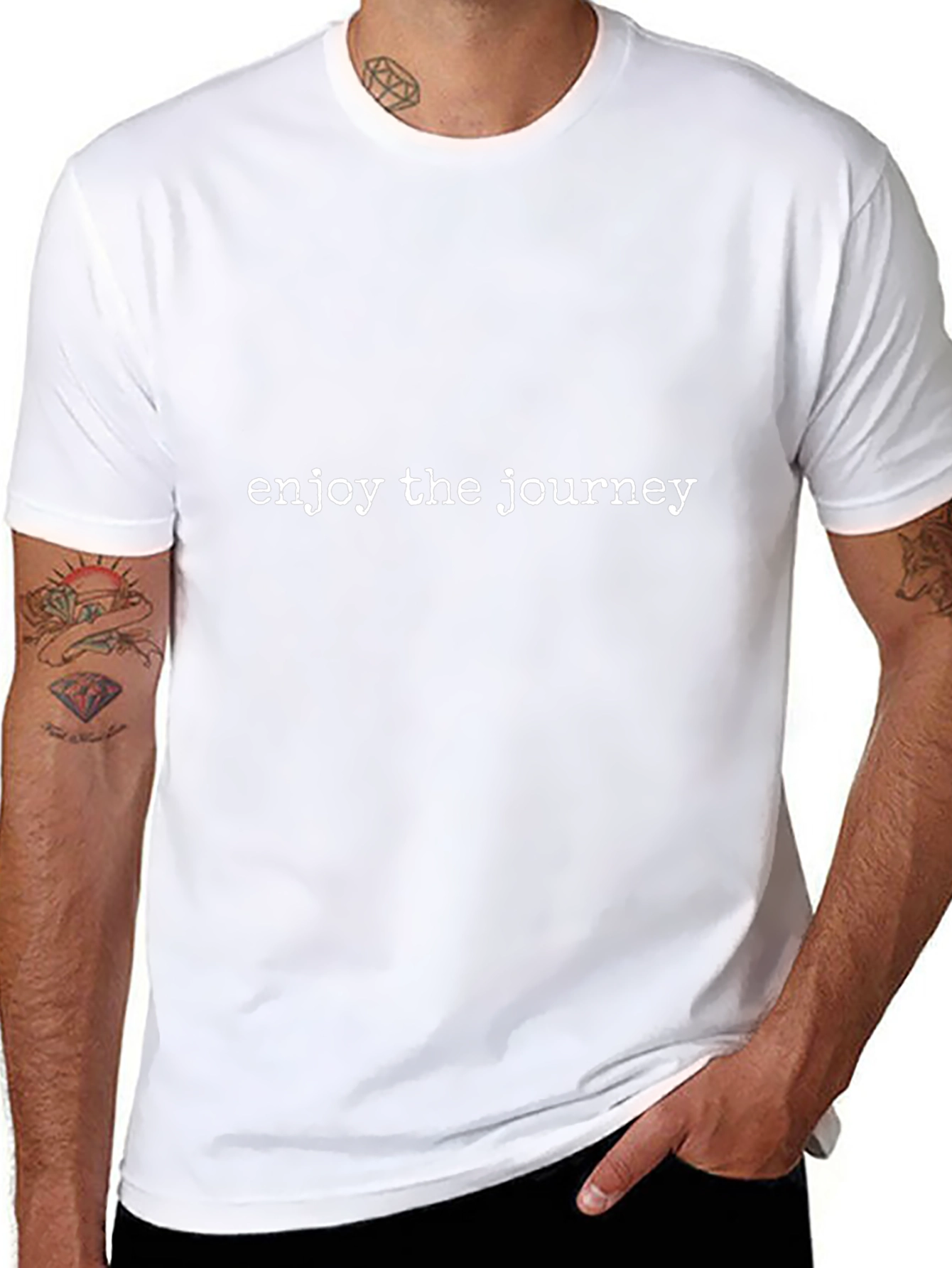Enjoy the Journey Black Graphic Tee