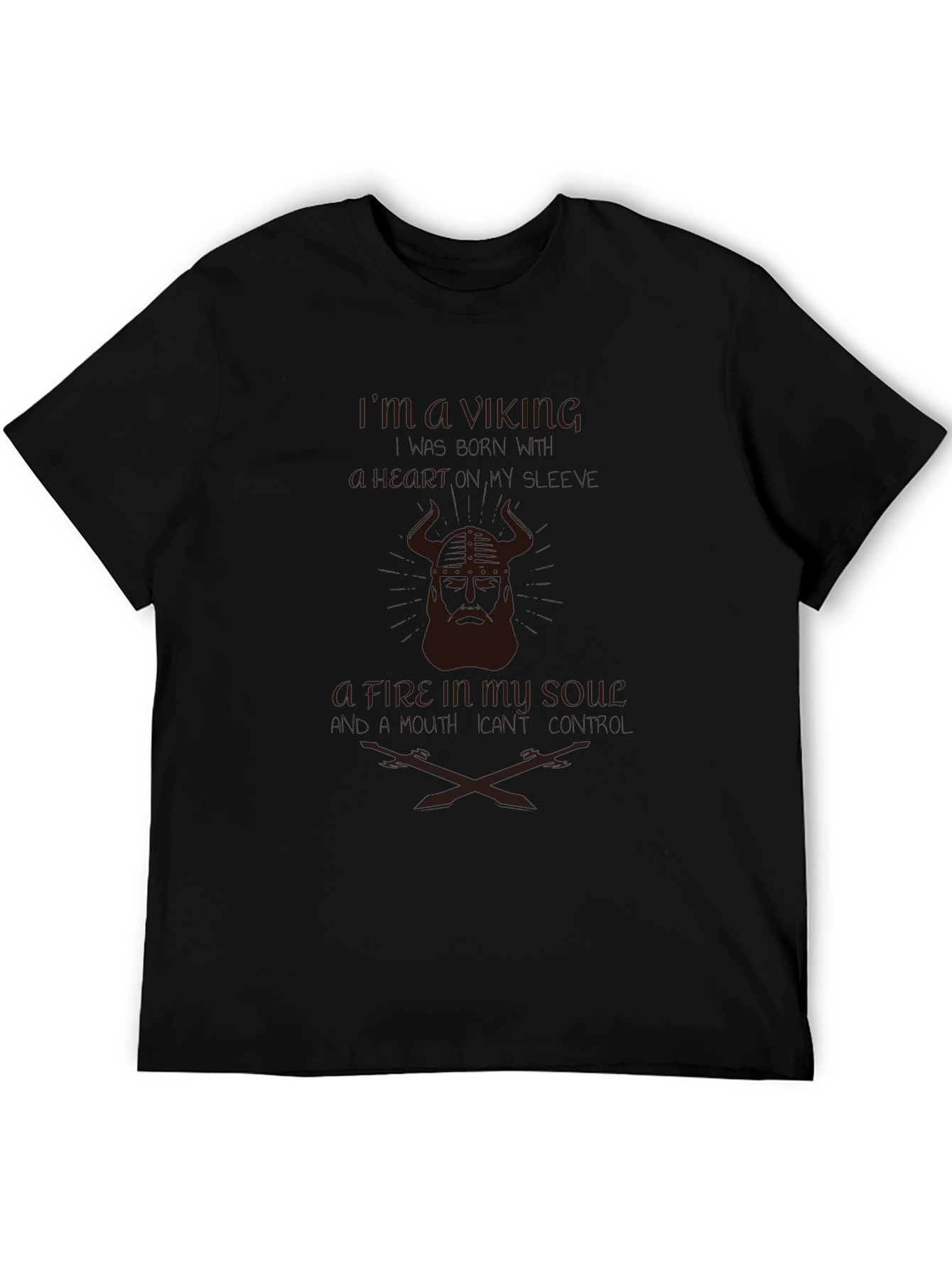 Viking Soul Graphic Tee - Black