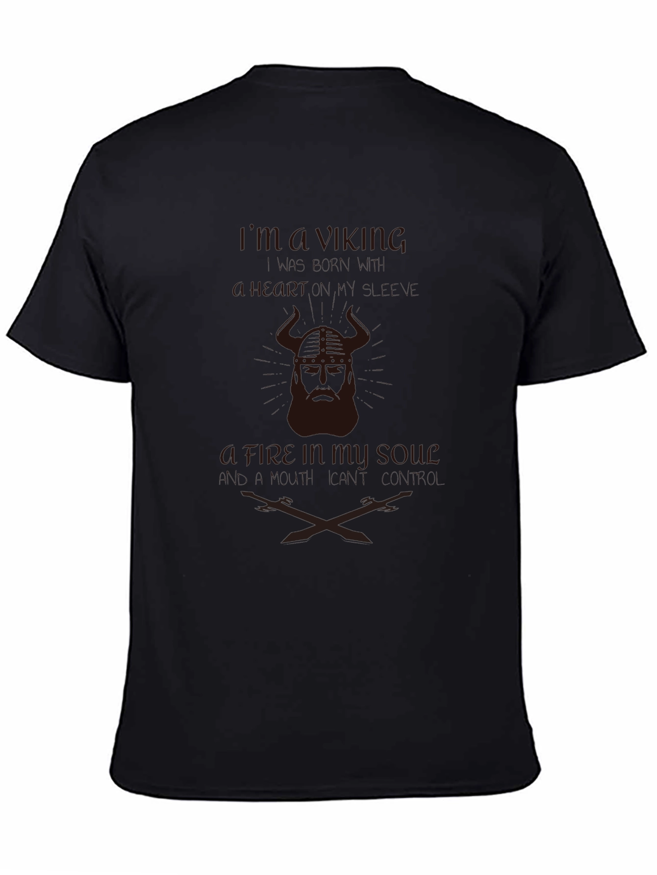 Viking Soul Graphic Tee - Black