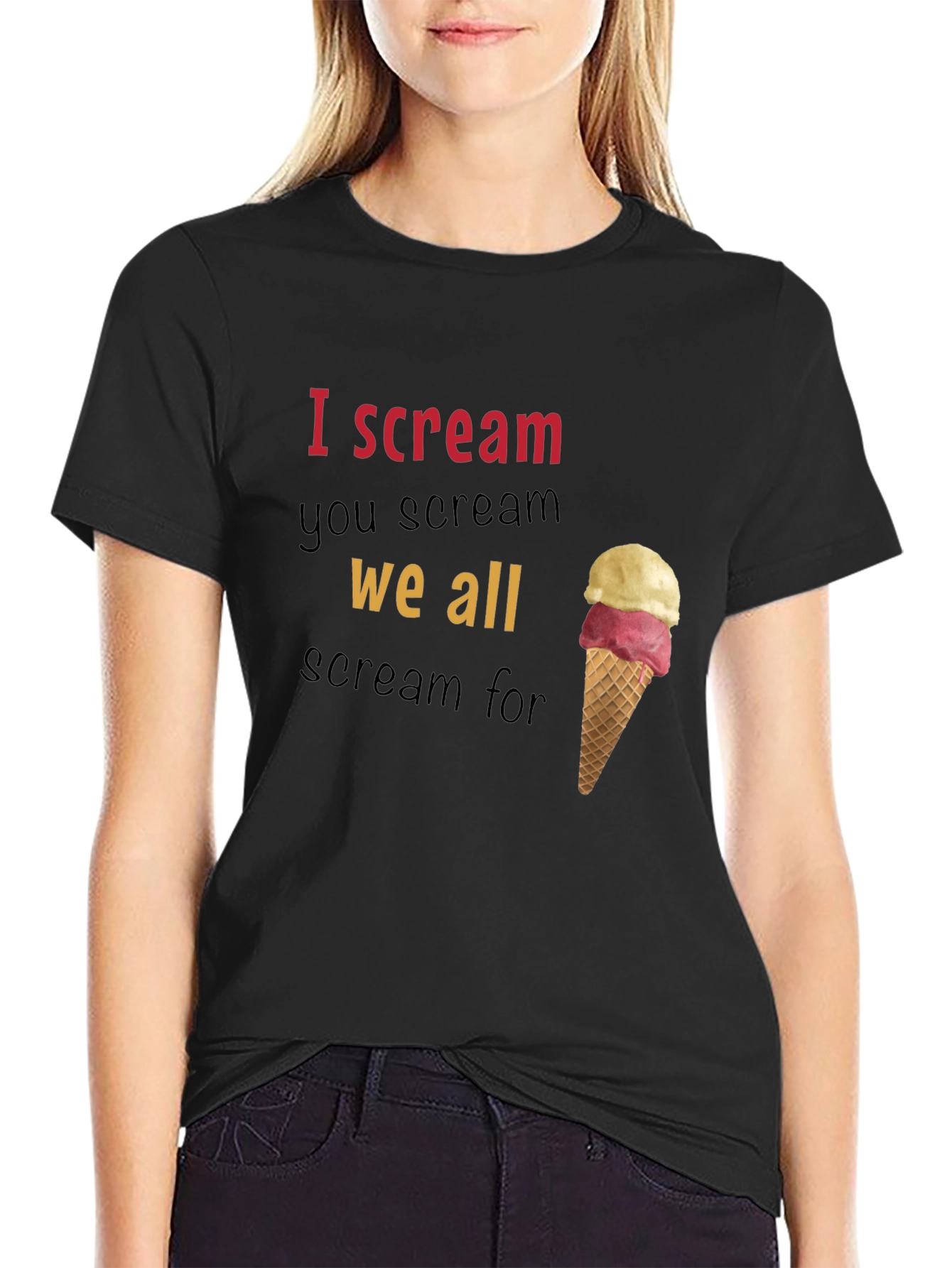 I Scream You Scream Graphic Tee