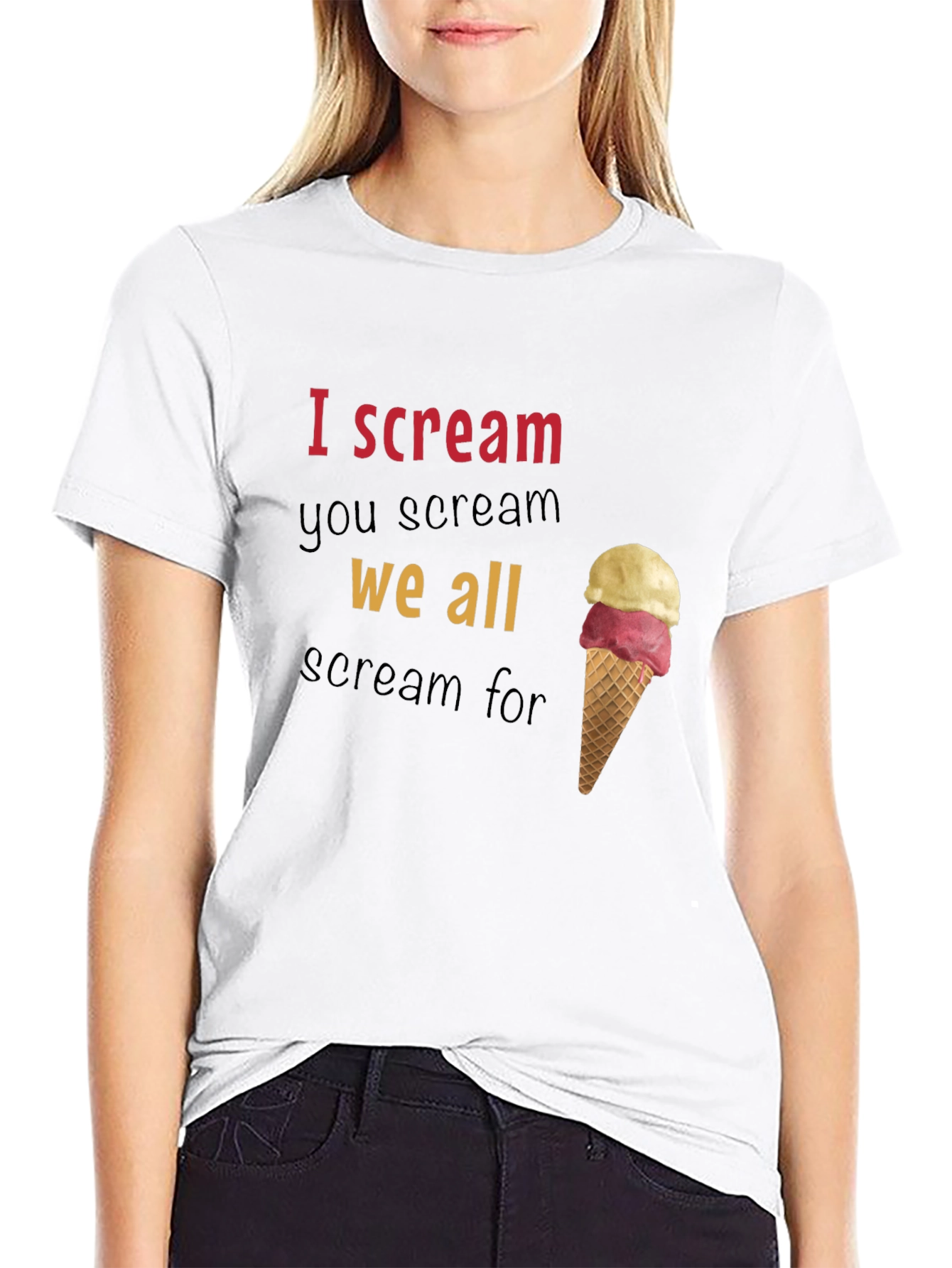I Scream You Scream Graphic Tee