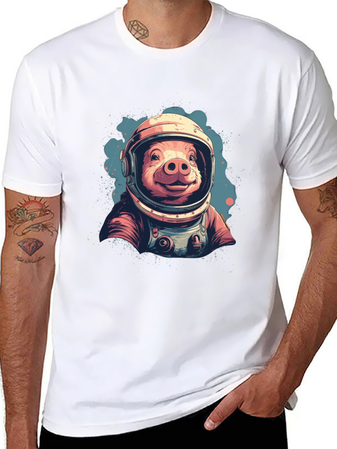 Astronaut Pig T-Shirt - Space Hog Tee