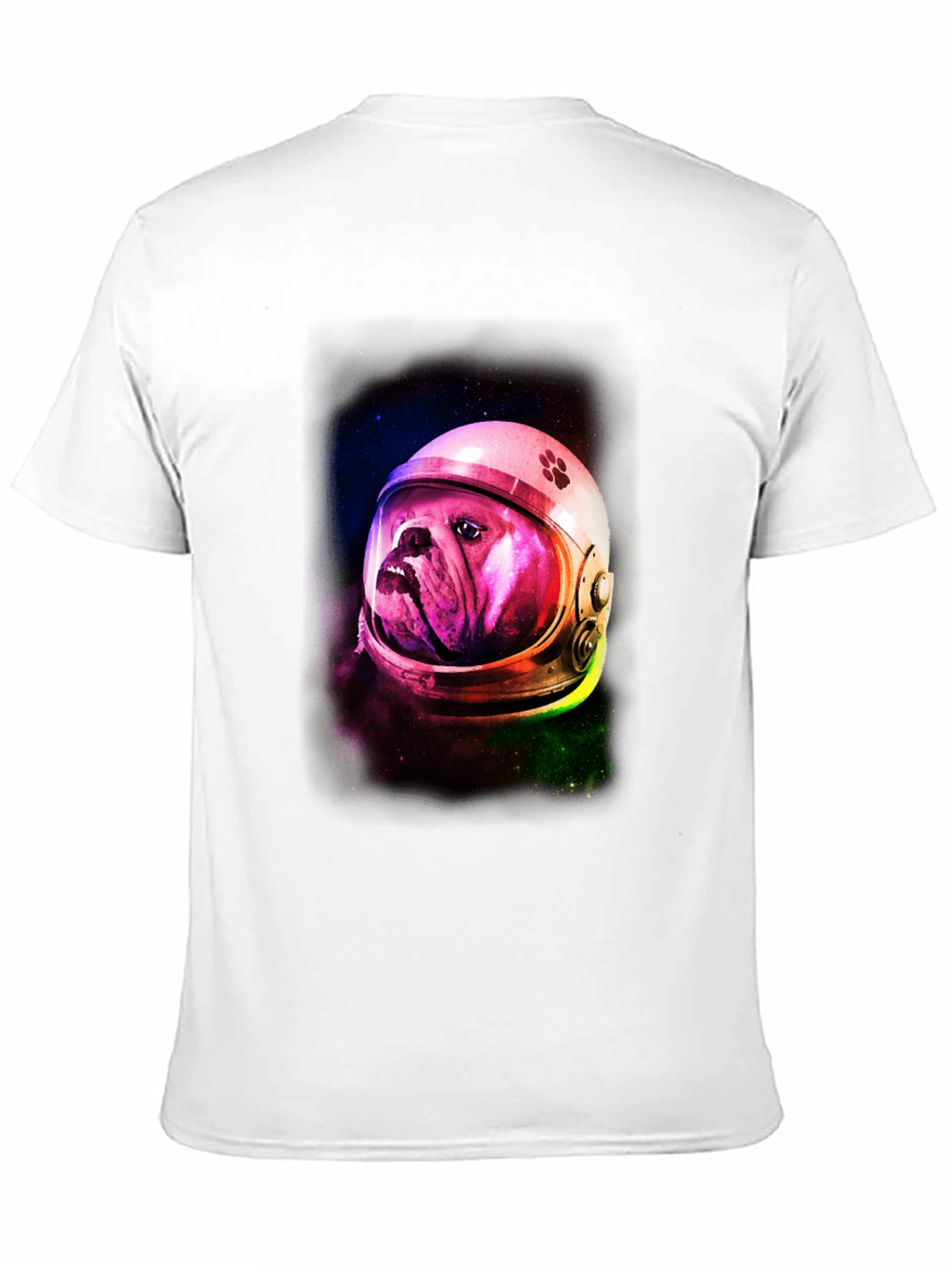 Bulldog Astronaut Graphic Tee - Black