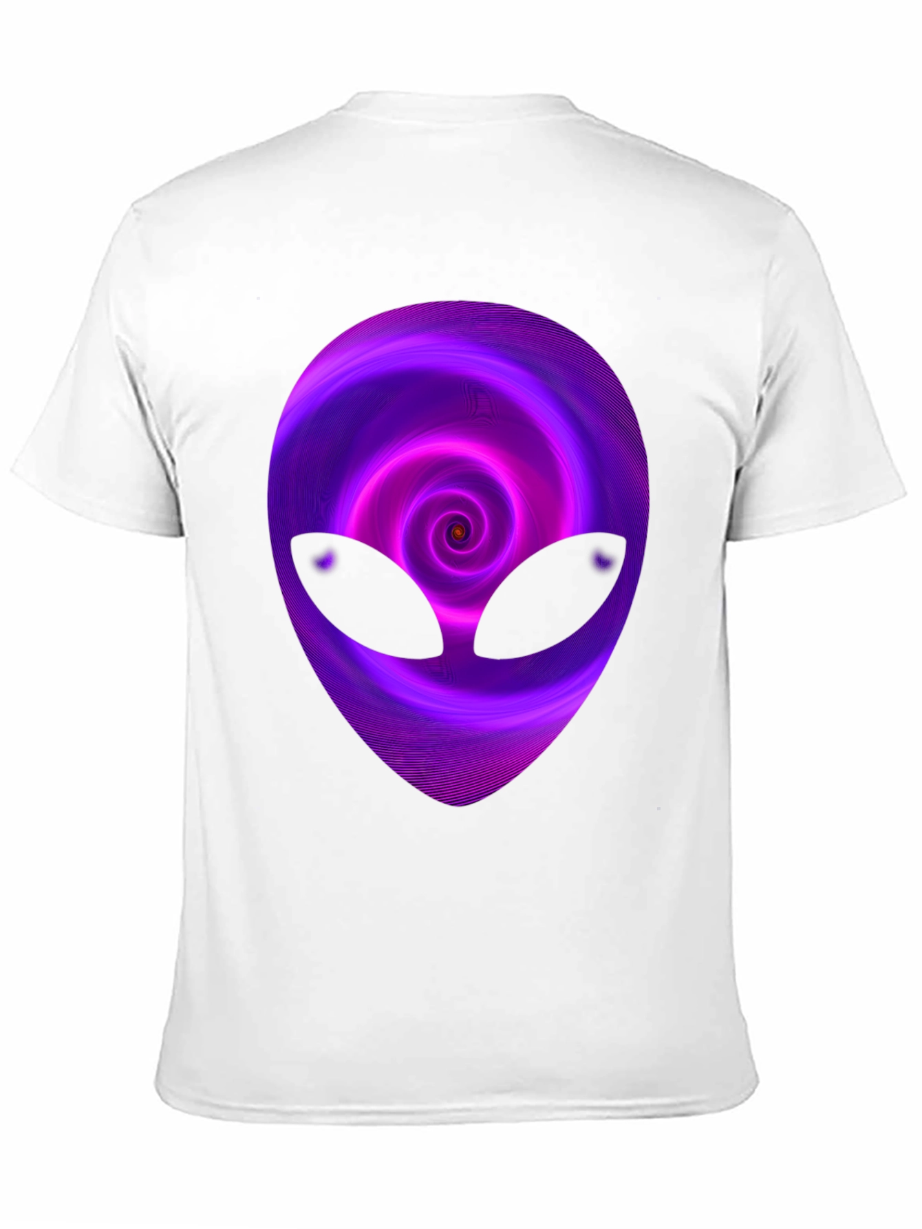 Alien Swirl Graphic T-Shirt - Mens Black Tee
