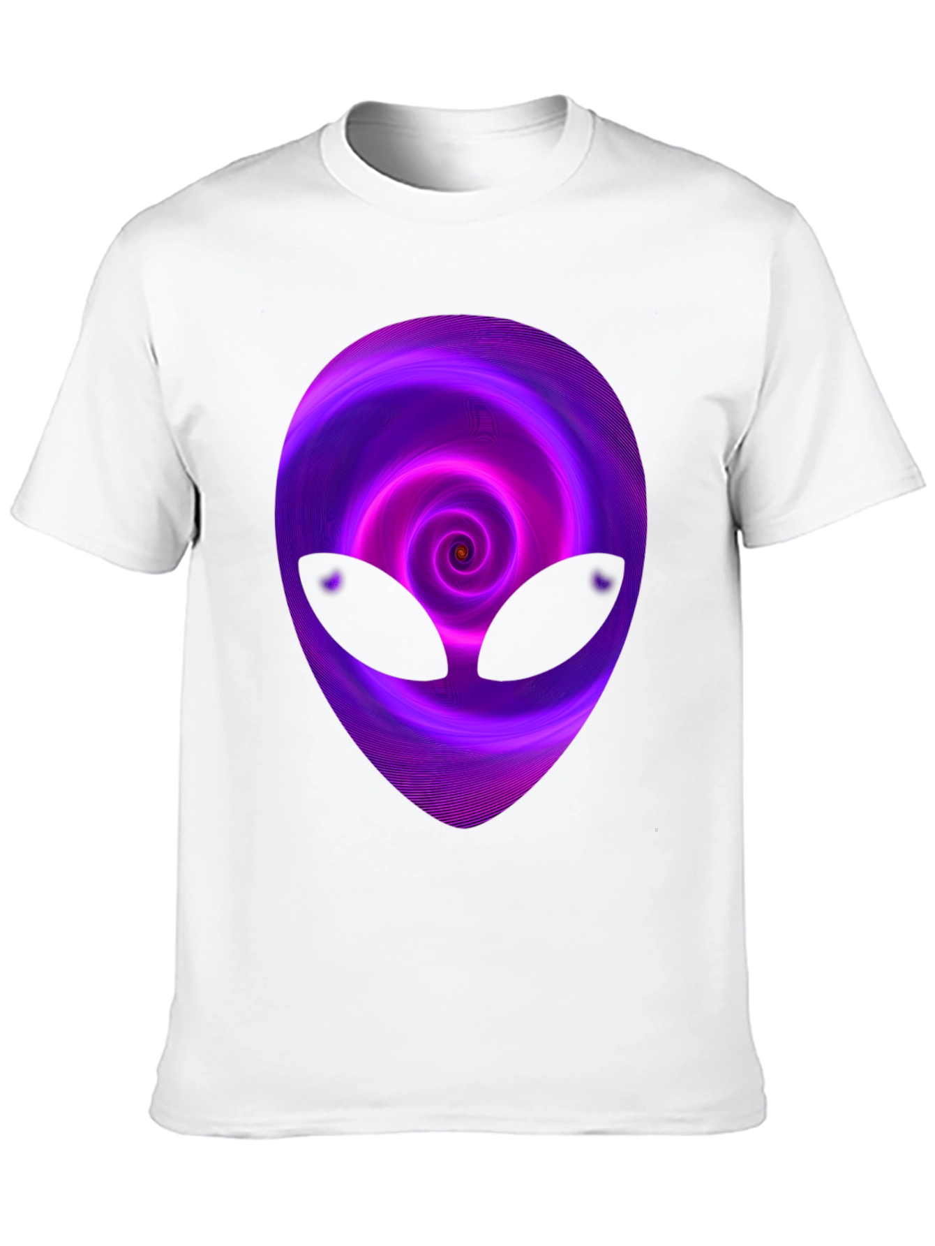 Alien Swirl Graphic T-Shirt - Mens Black Tee