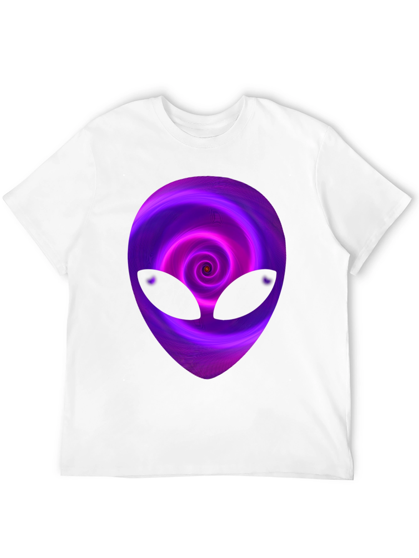 Alien Swirl Graphic T-Shirt - Mens Black Tee