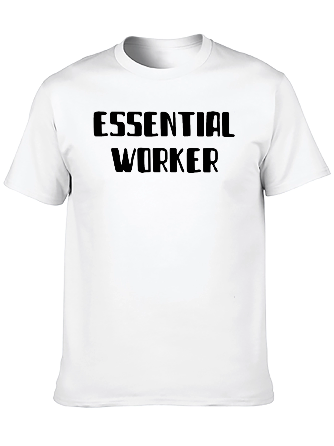 Essential Worker Black Graphic Tee