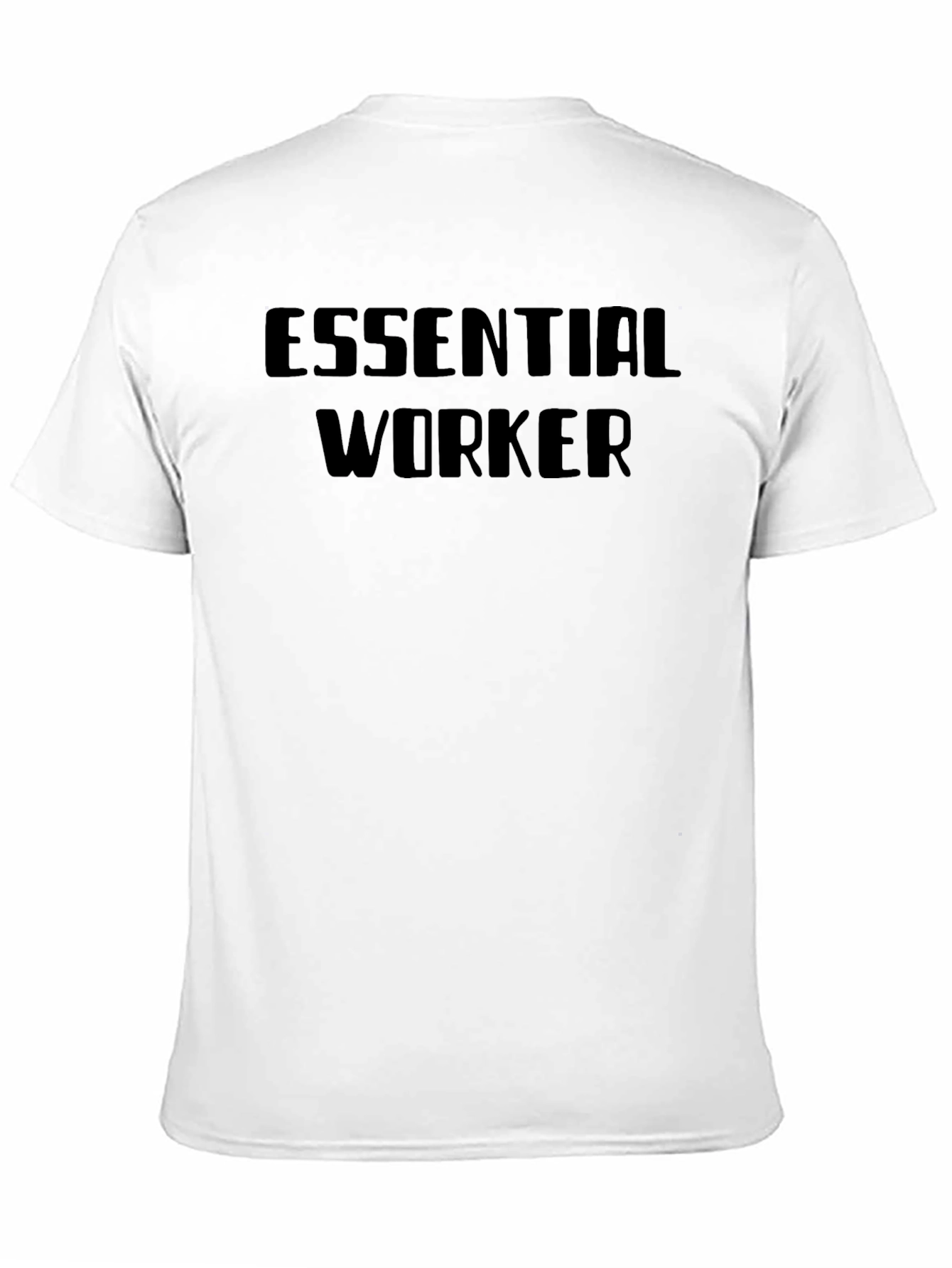 Essential Worker Black Graphic Tee