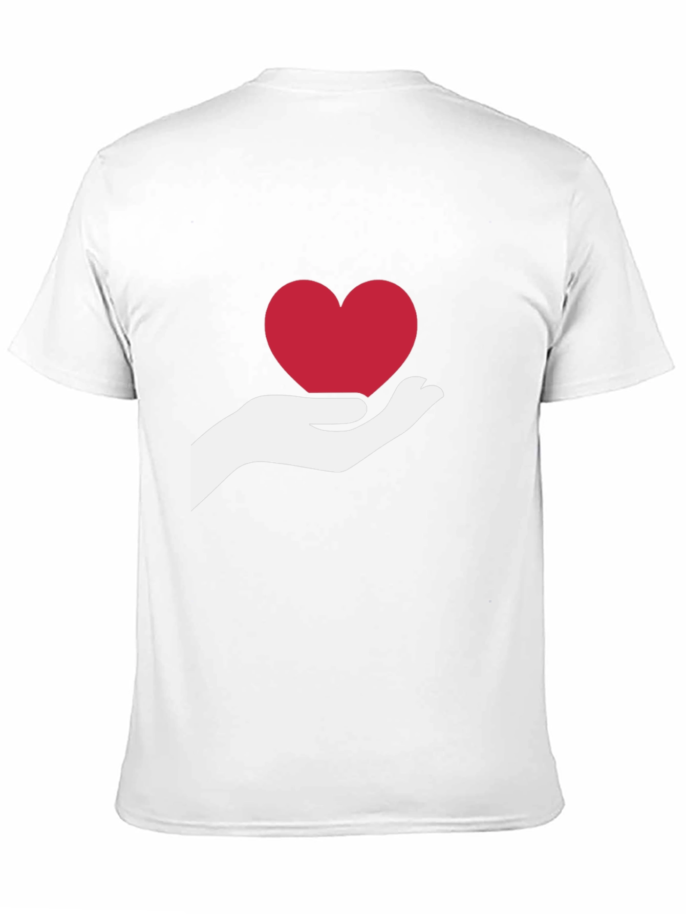 Heart in Hand Graphic Tee - Black