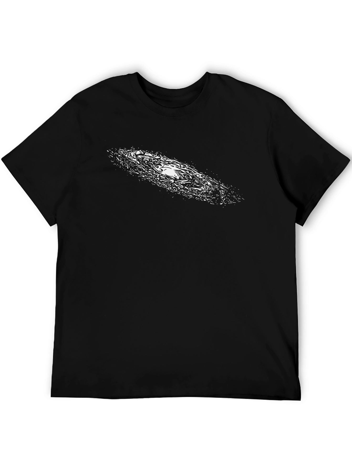 Galaxy Print Black T-Shirt
