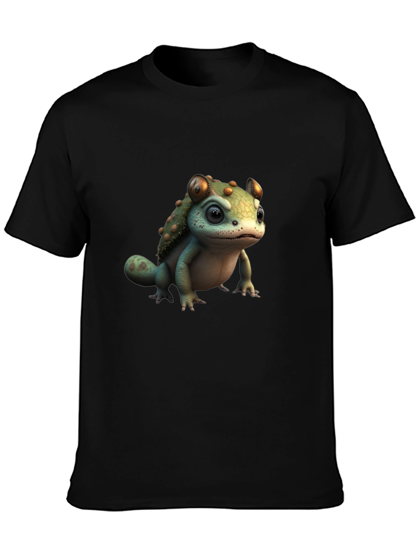 Frog Turtle Hybrid Graphic Tee - Unique Animal Design