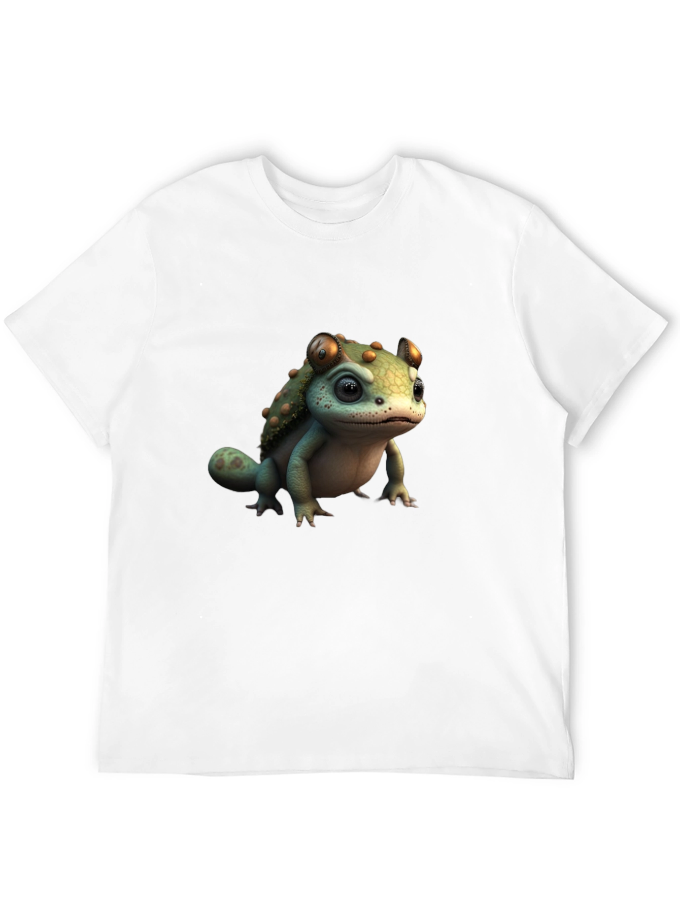 Frog Turtle Hybrid Graphic Tee - Unique Animal Design