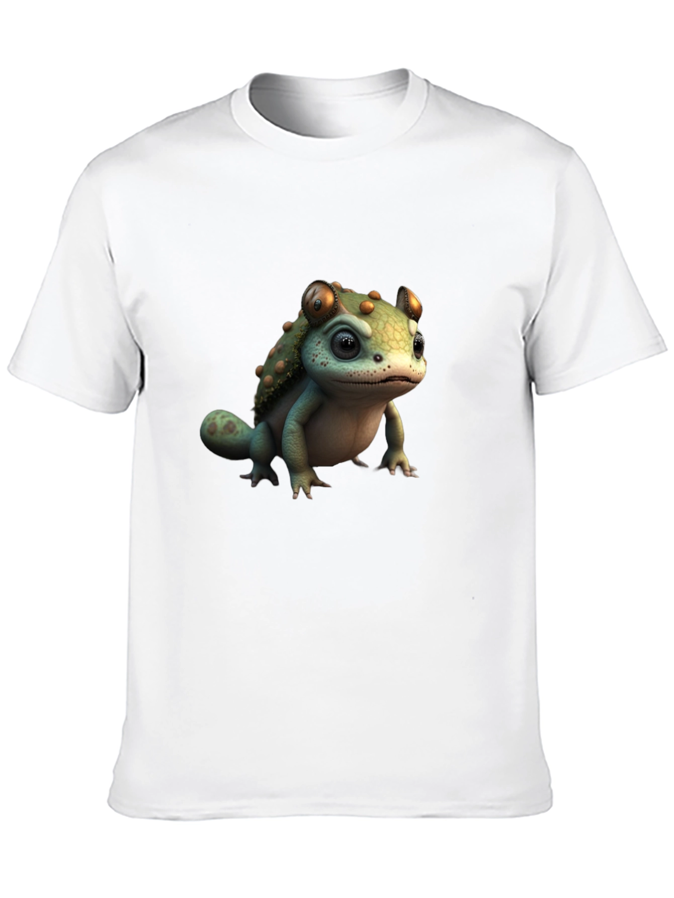 Frog Turtle Hybrid Graphic Tee - Unique Animal Design