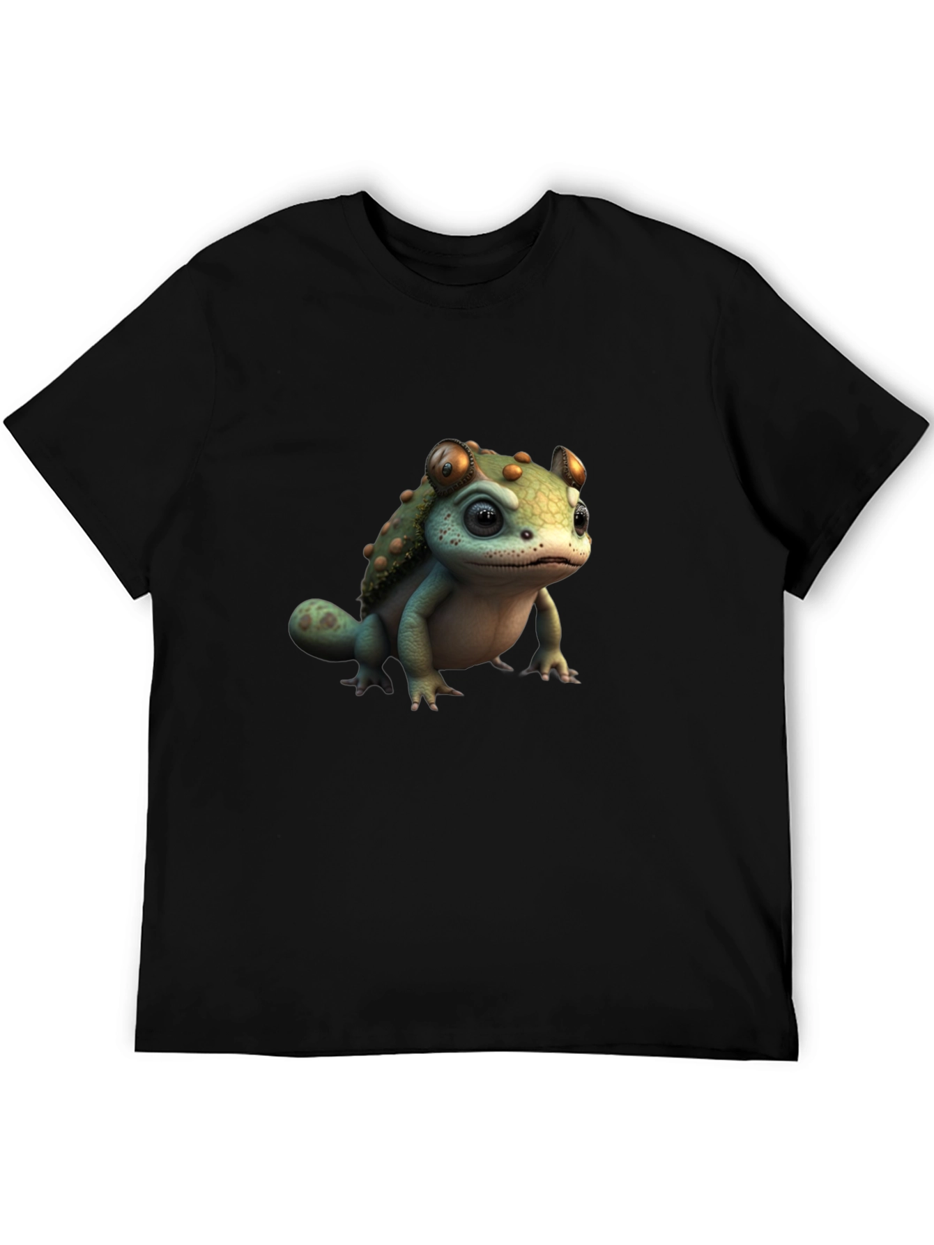 Frog Turtle Hybrid Graphic Tee - Unique Animal Design
