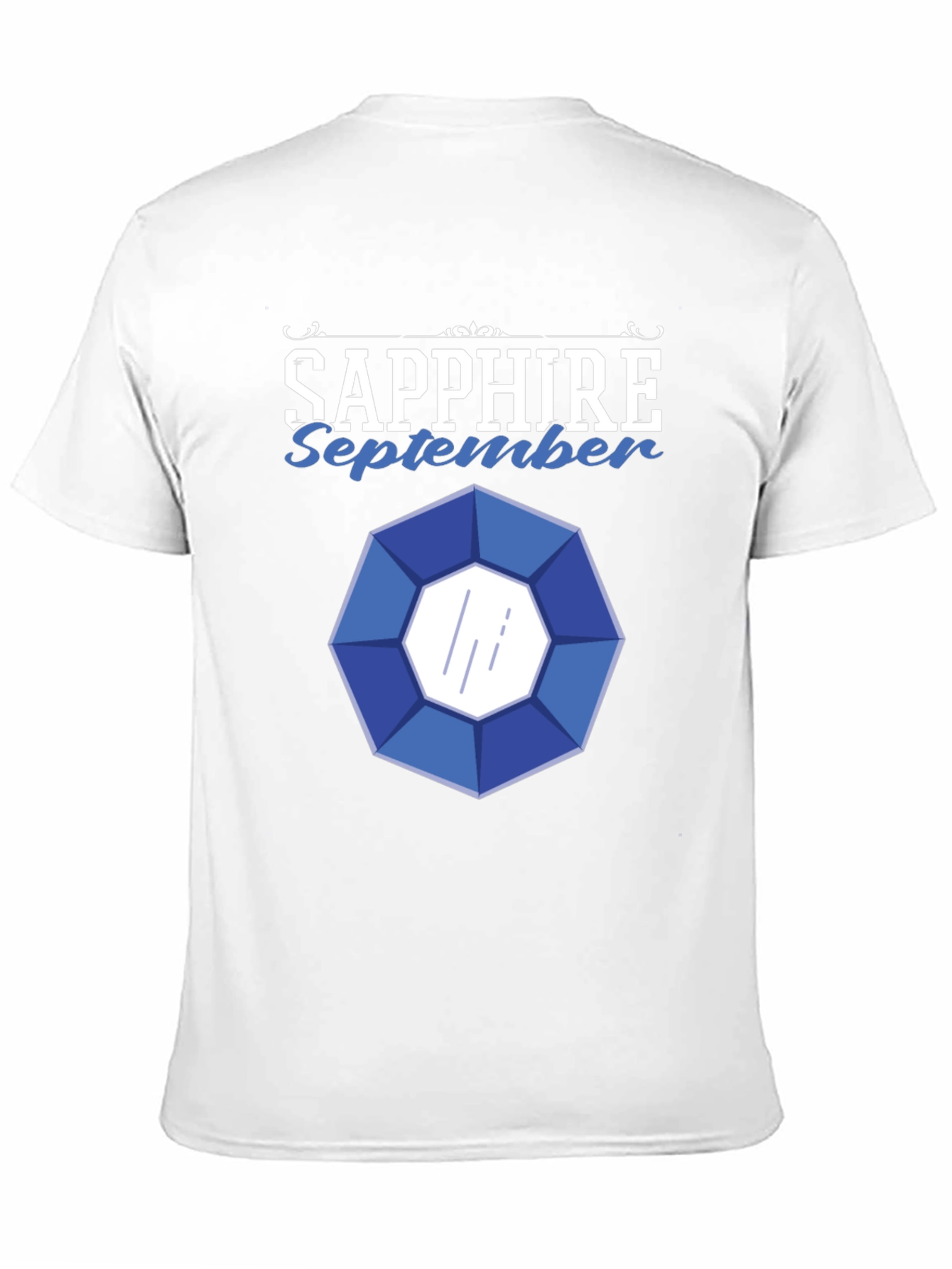 Sapphire September Gemstone Graphic T-Shirt