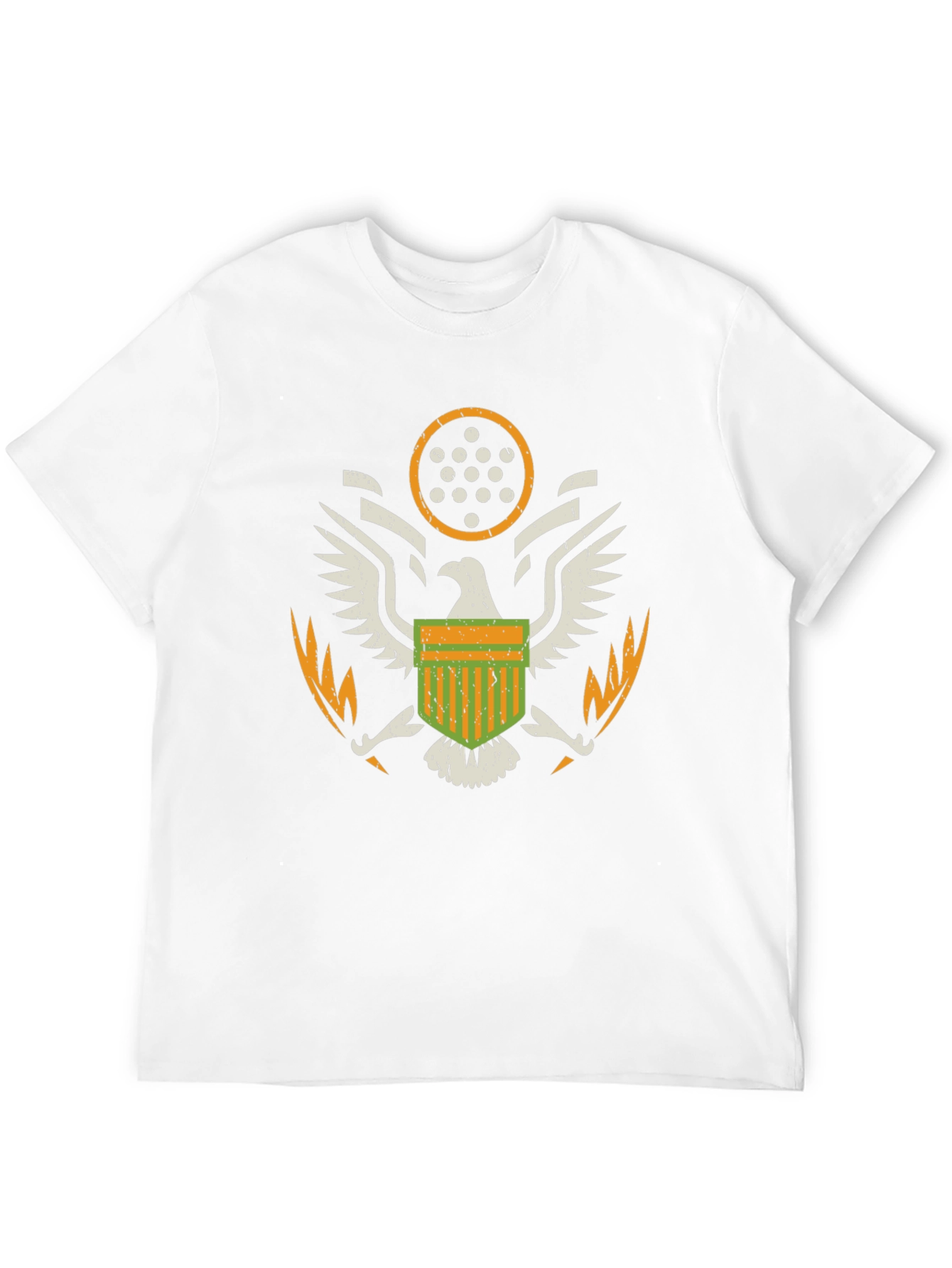 American Eagle Crest Graphic T-Shirt - Black