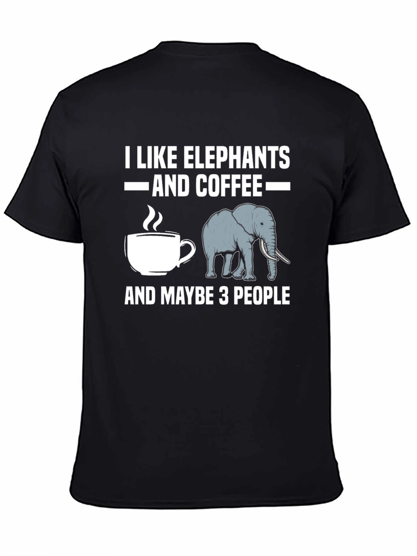 I Like Elephants and Coffee T-Shirt