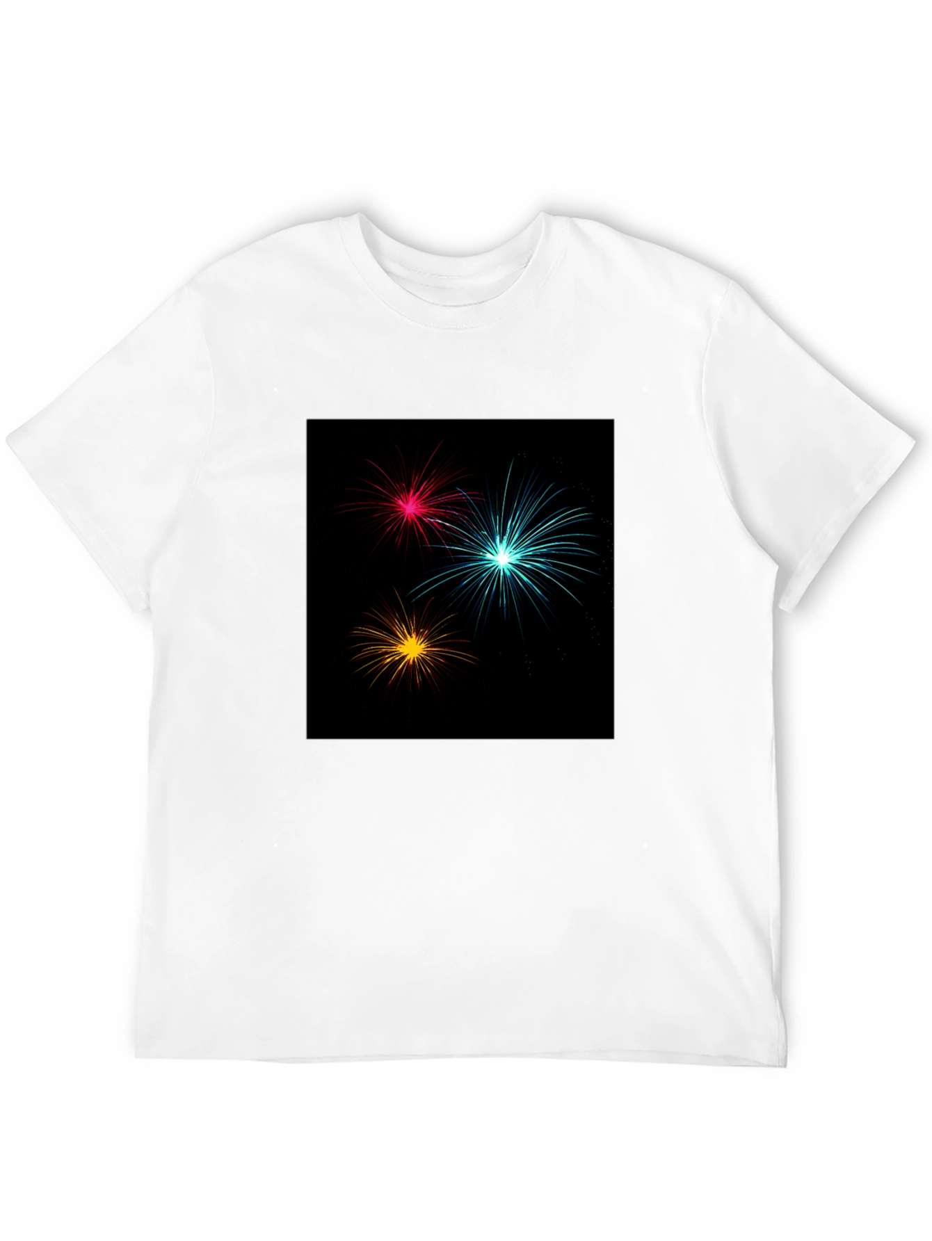 Fireworks Graphic Black Tee