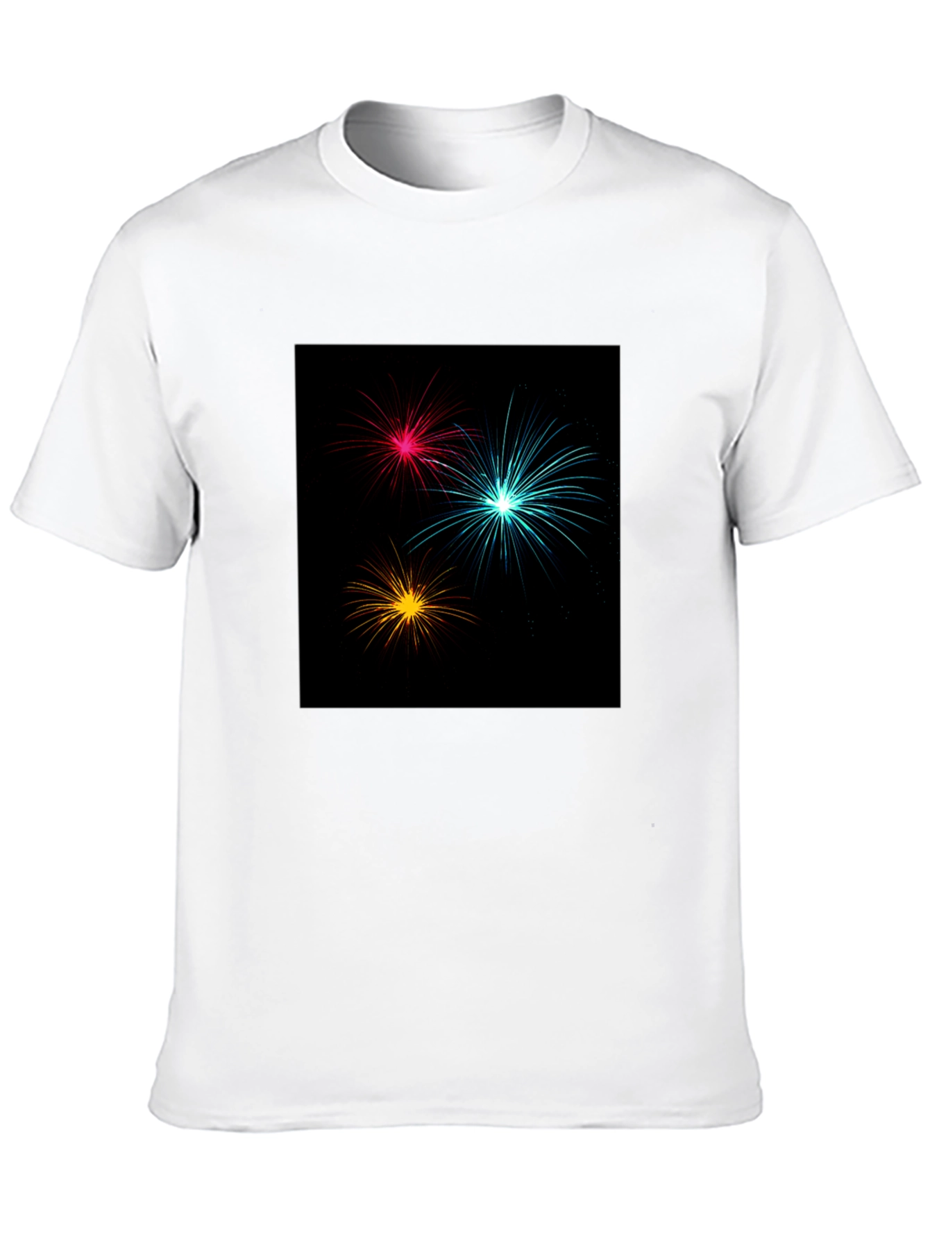 Fireworks Graphic Black Tee