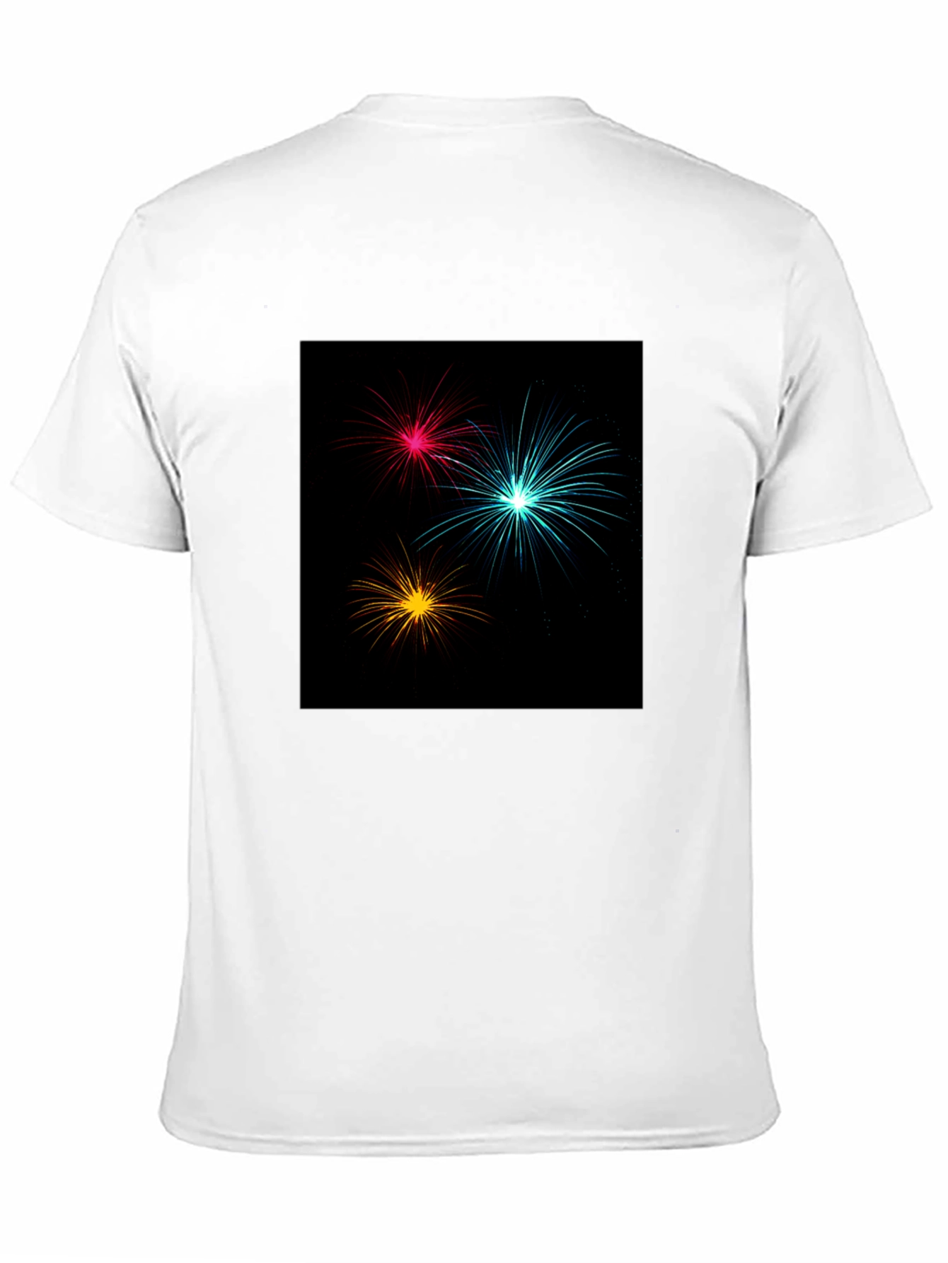 Fireworks Graphic Black Tee