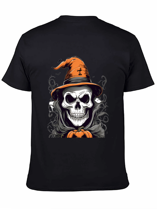 Halloween Skull Graphic Tee